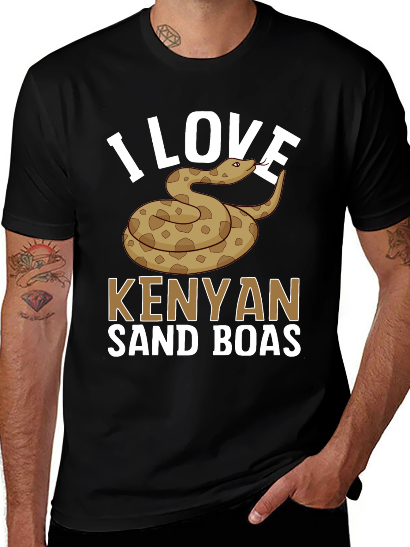 Variant 19 of I Love Kenyan Sand Boas T-Shirt