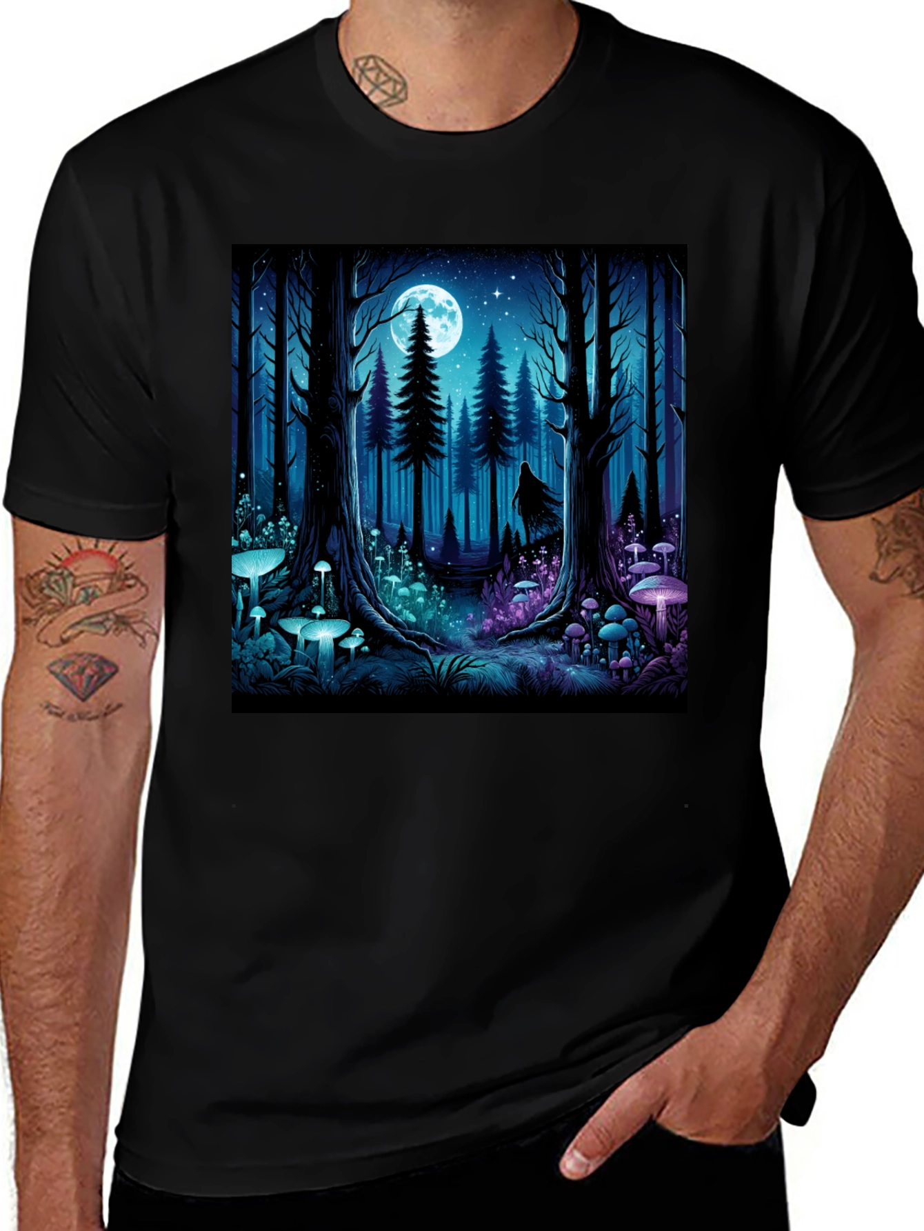 Variant 7 of Enchanted Forest T-Shirt