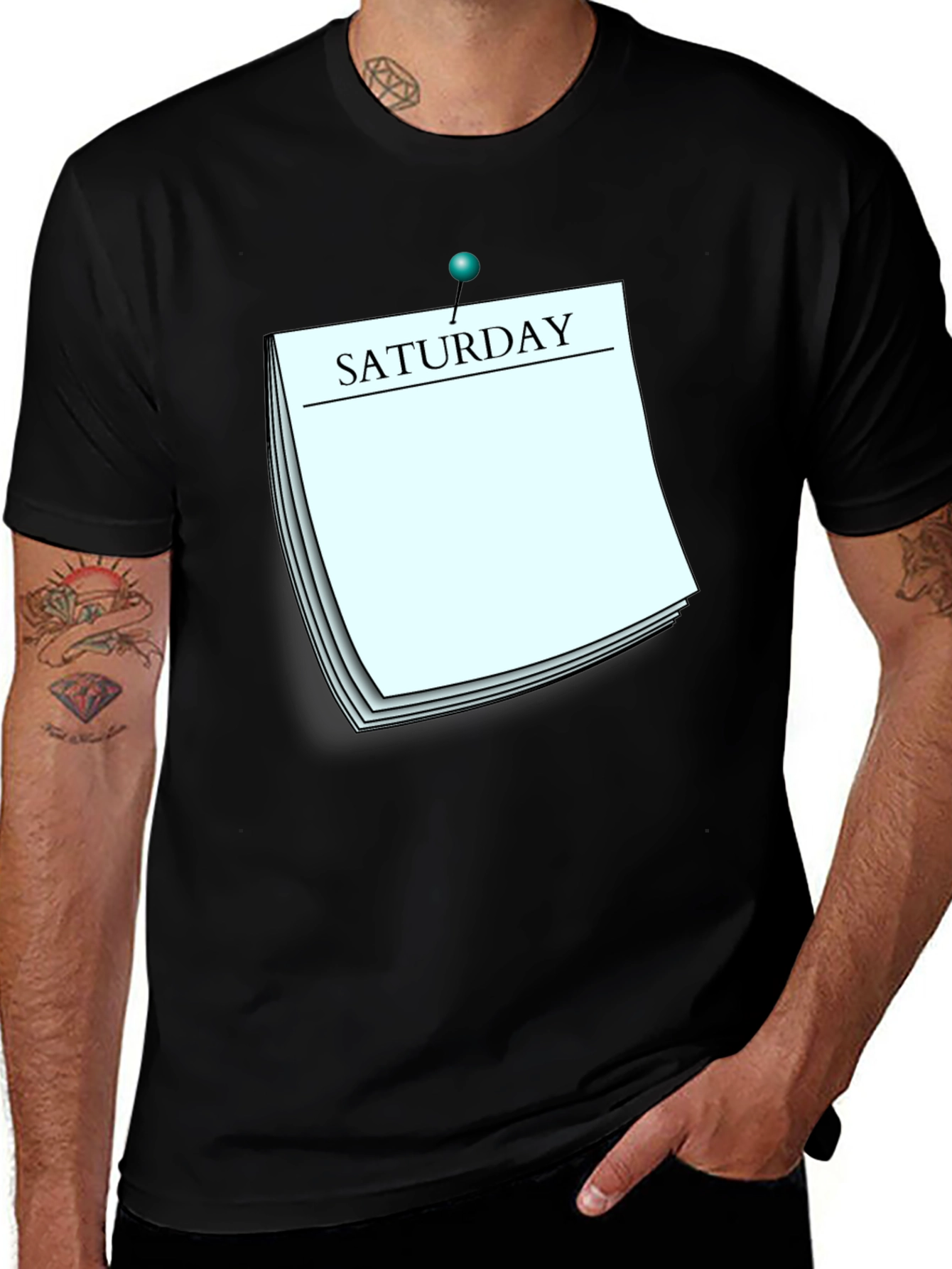 Variant 12 of Saturday Reminder T-Shirt - Comfy Casual Wear