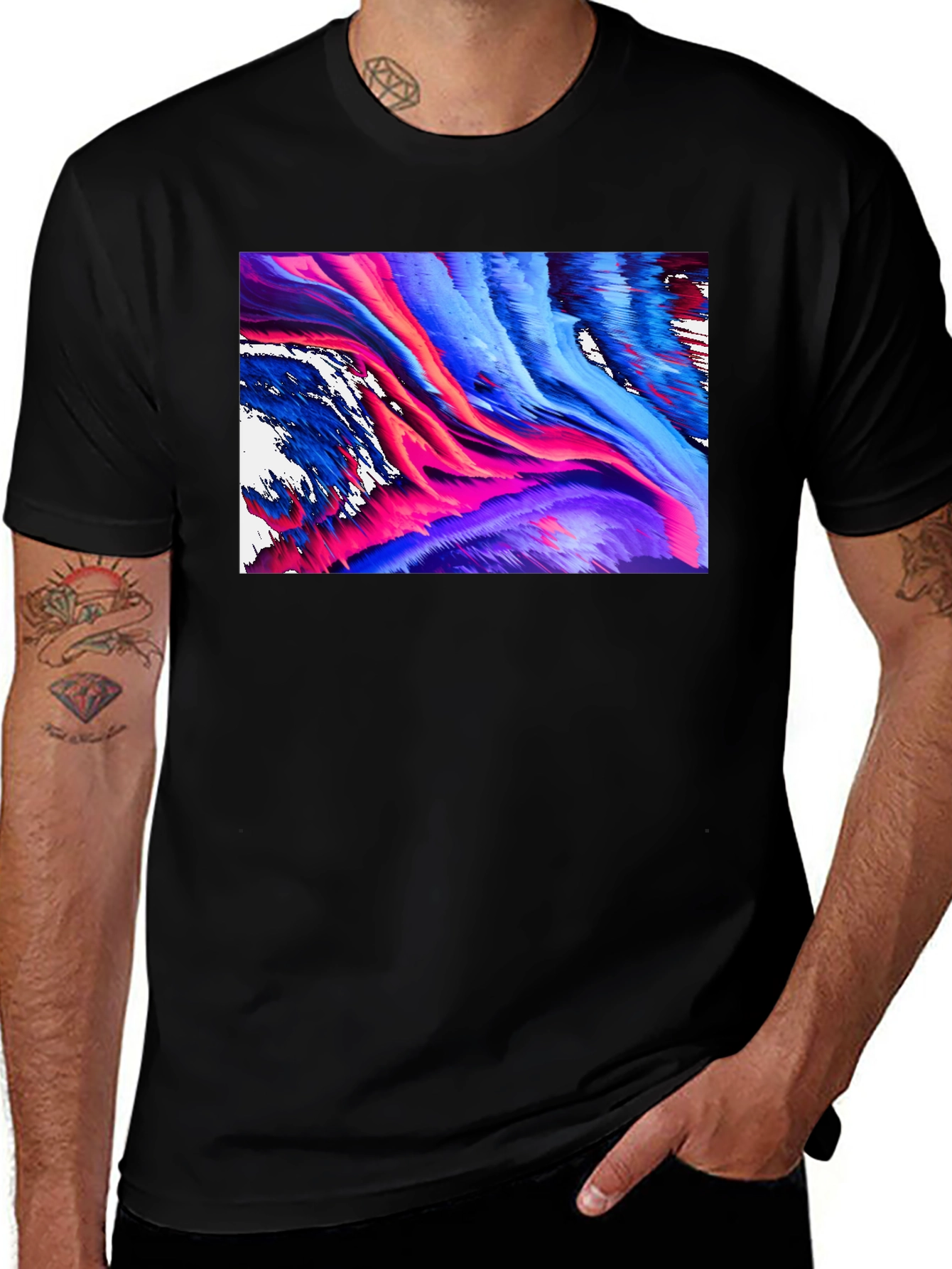 Variant 12 of Abstract Art T-Shirt - Vibrant Graphic Tee