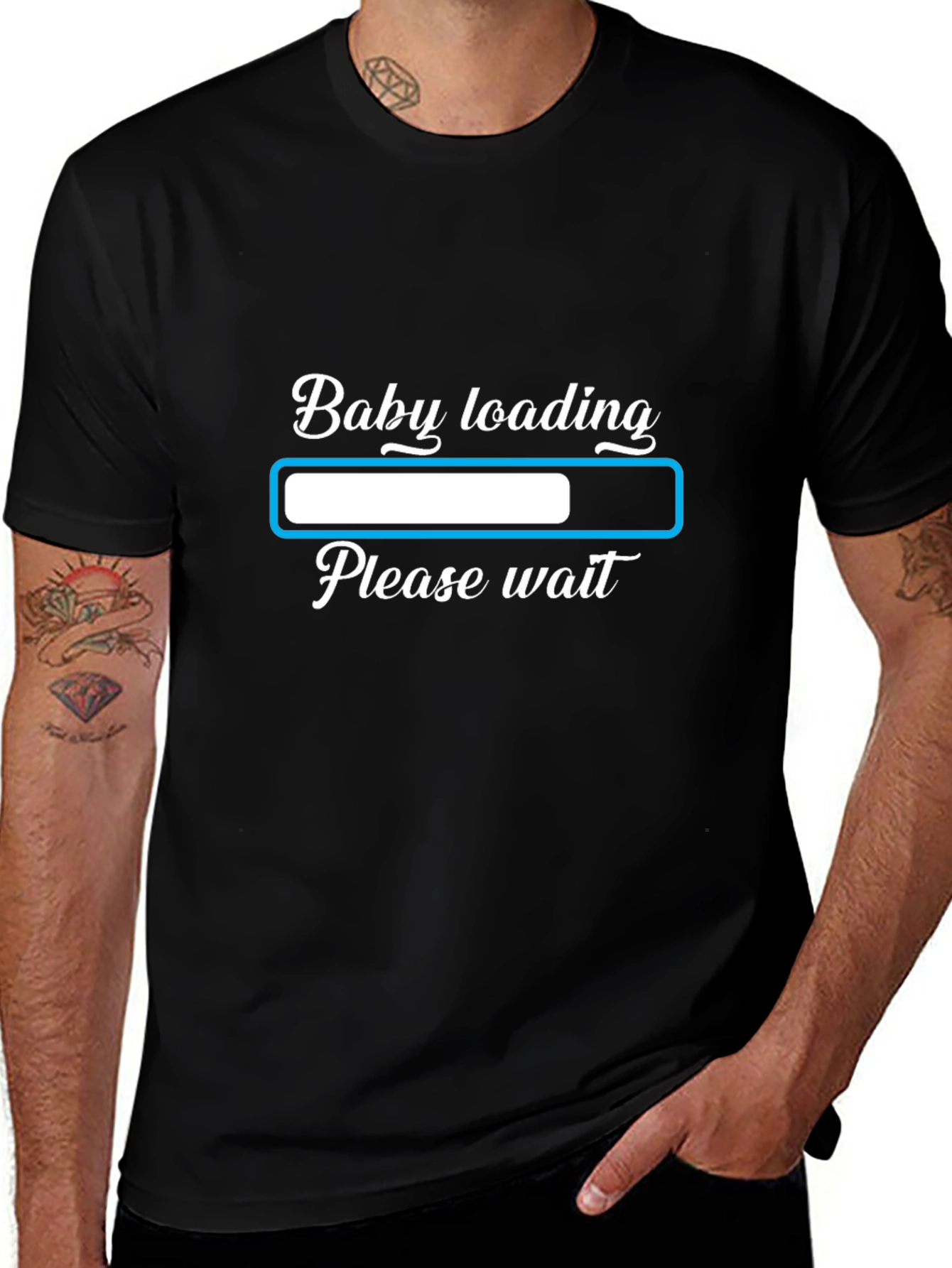 Baby Loading T-Shirt - Novelty Pregnancy Announcement Tee