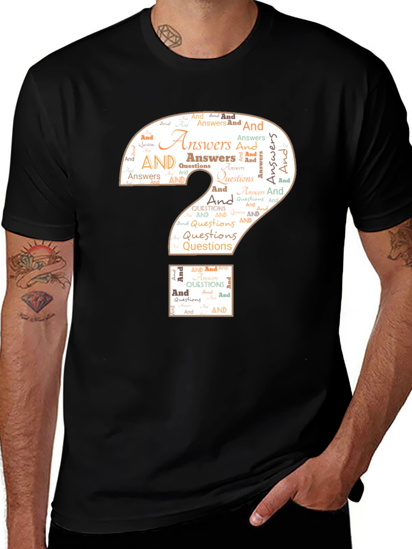 Variant 16 of Questions & Answers T-Shirt