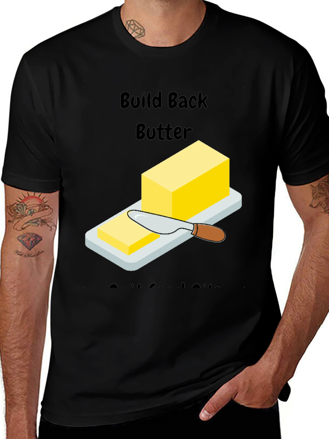Variant 14 of Build Back Butter T-Shirt