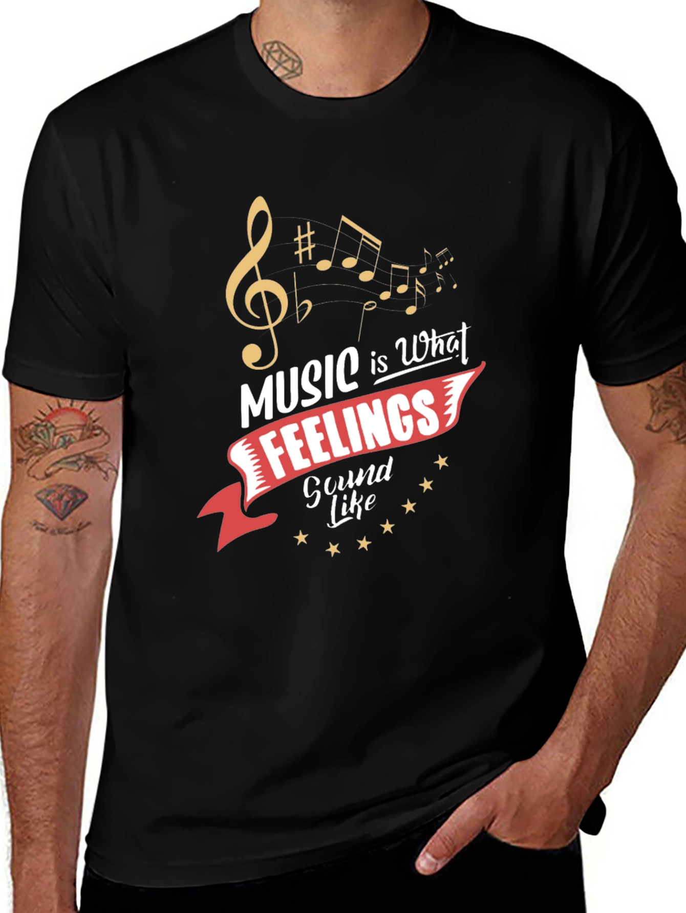 Variant 9 of Music is What Feelings Sound Like T-Shirt
