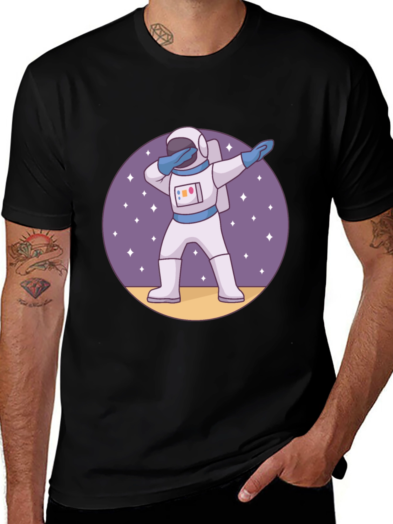 Variant 30 of Astronaut Dab Graphic Tee