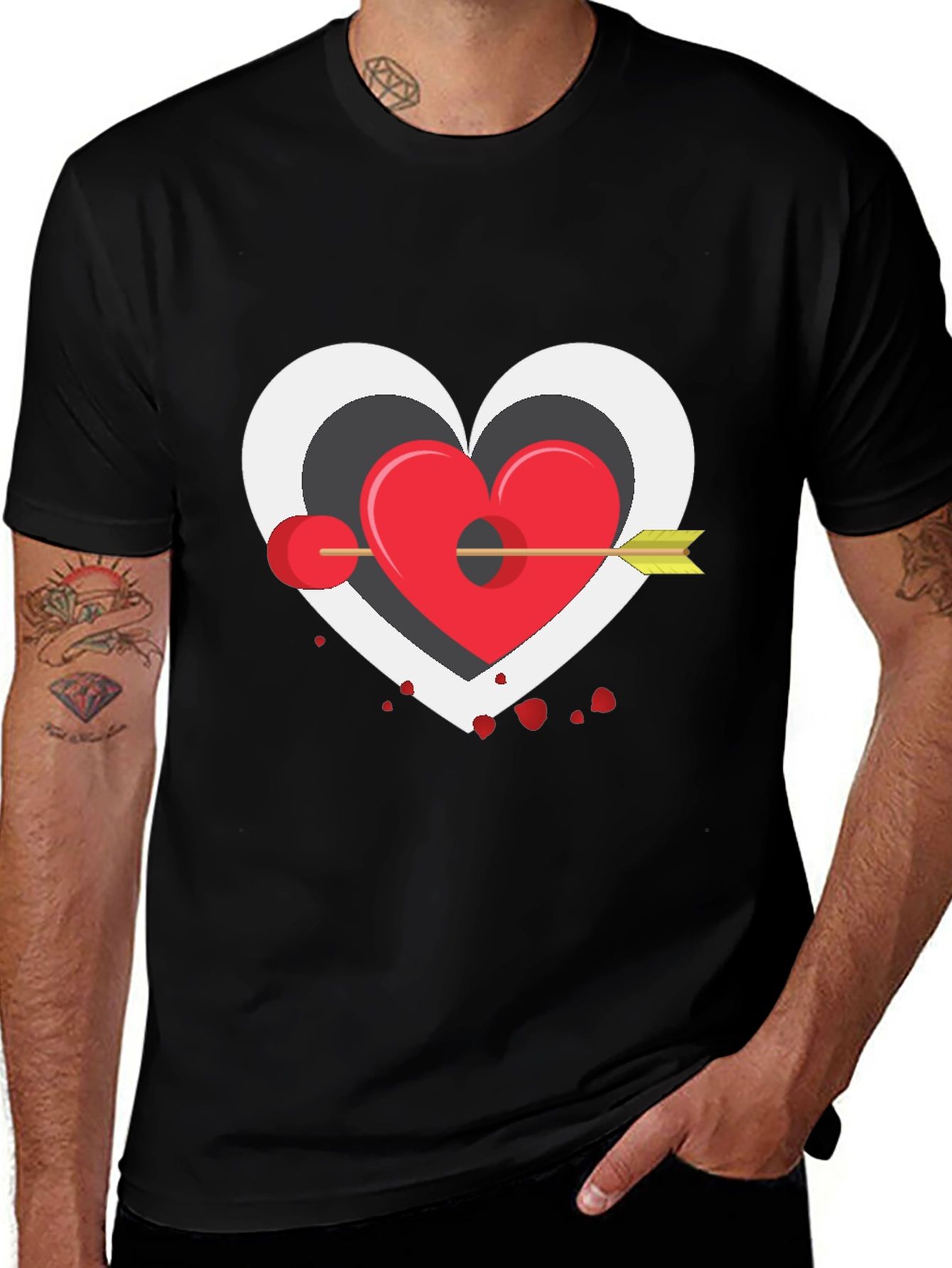 Variant 8 of Heart Target T-Shirt - Cupid's Aim