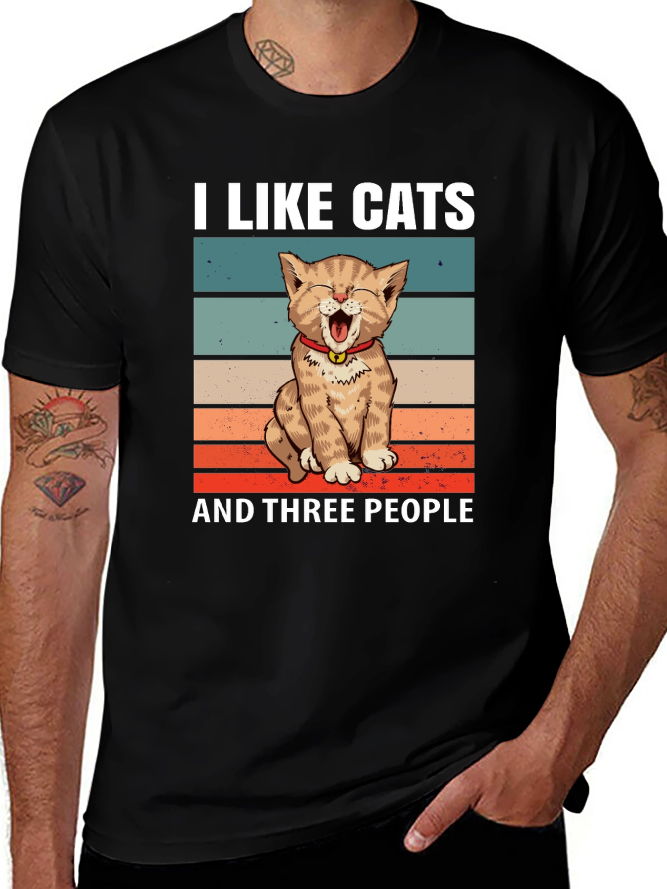 Variant 3 of I Like Cats T-Shirt