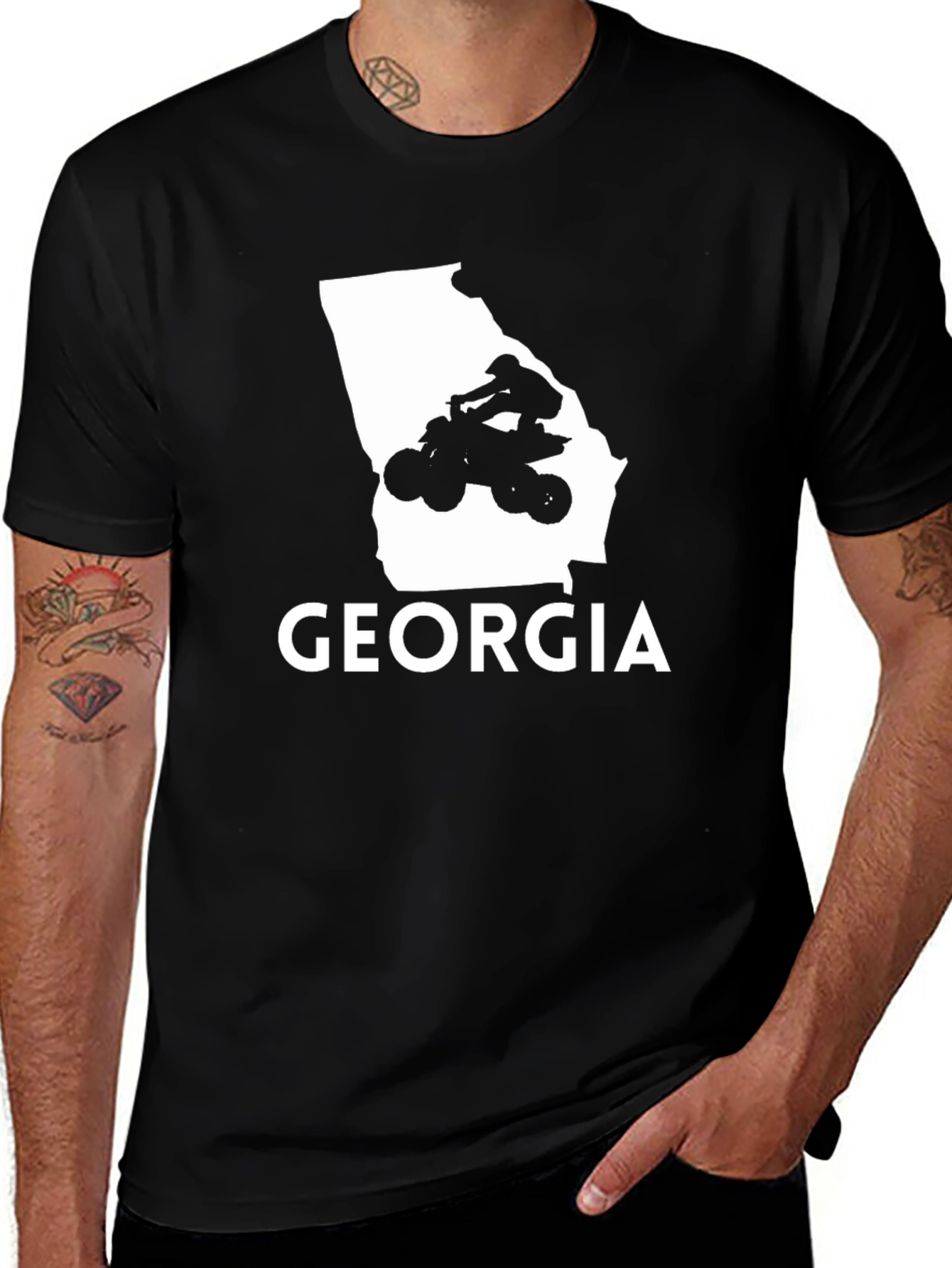 Georgia ATV T-Shirt - Black