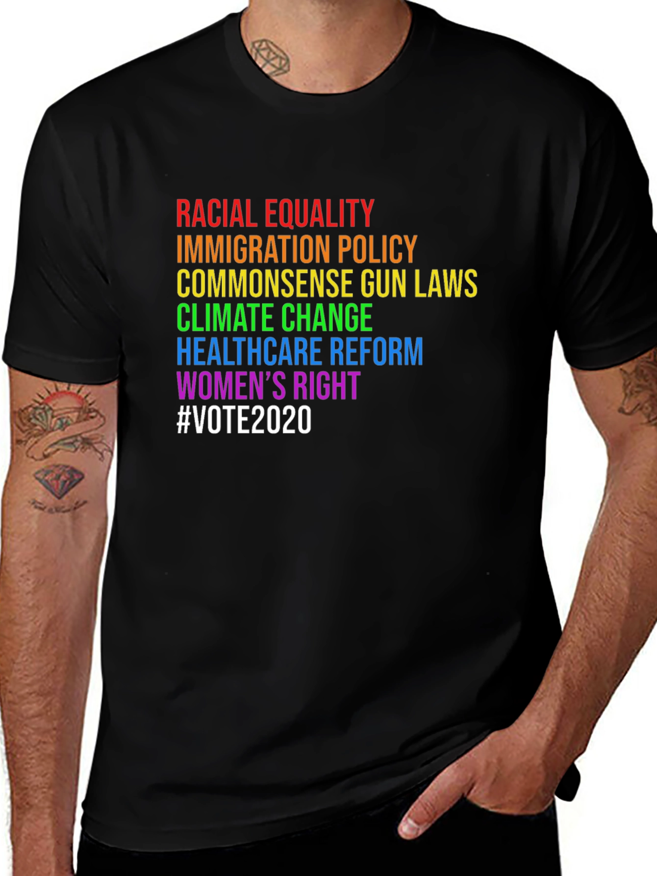 Variant 18 of Equality & Social Justice T-Shirt Vote 2020