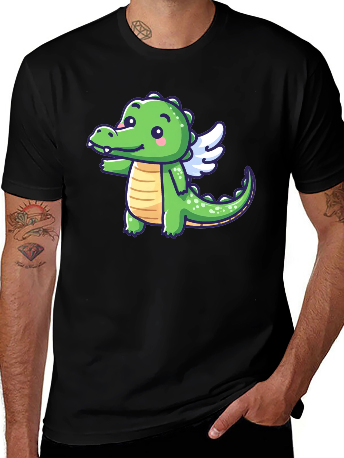 Variant 29 of Cartoon Dragon Graphic T-Shirt