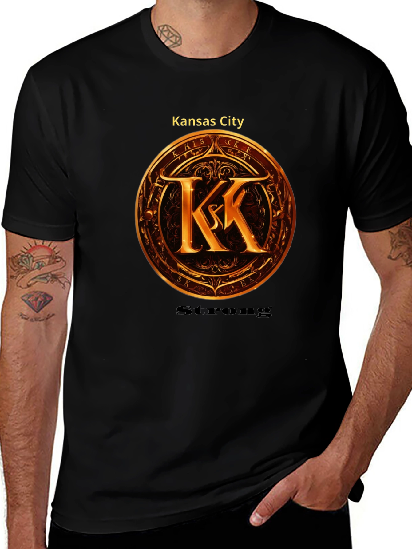 Kansas City Strong Black T-Shirt