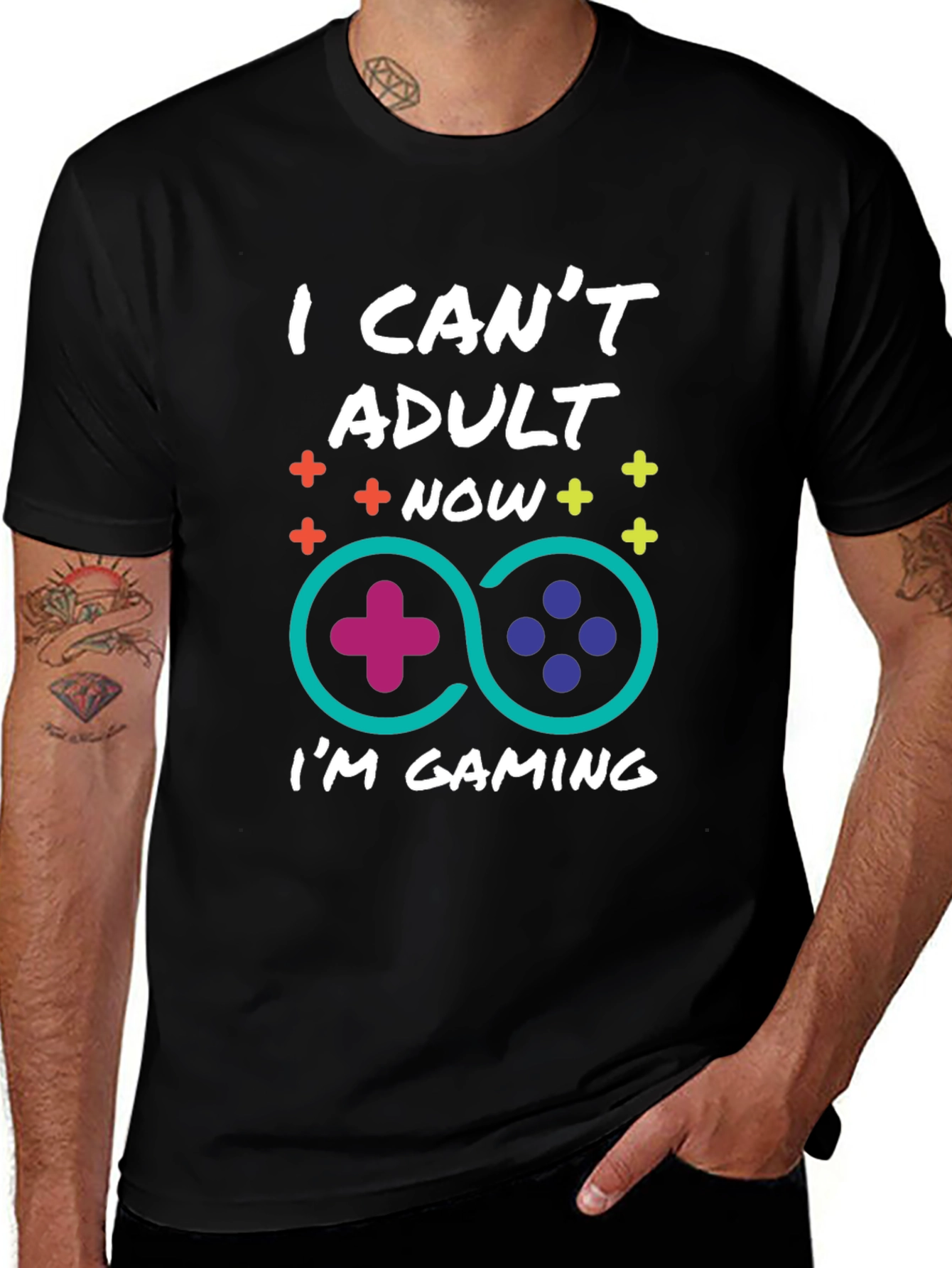 Variant 18 of I Can't Adult Now I'm Gaming T-Shirt