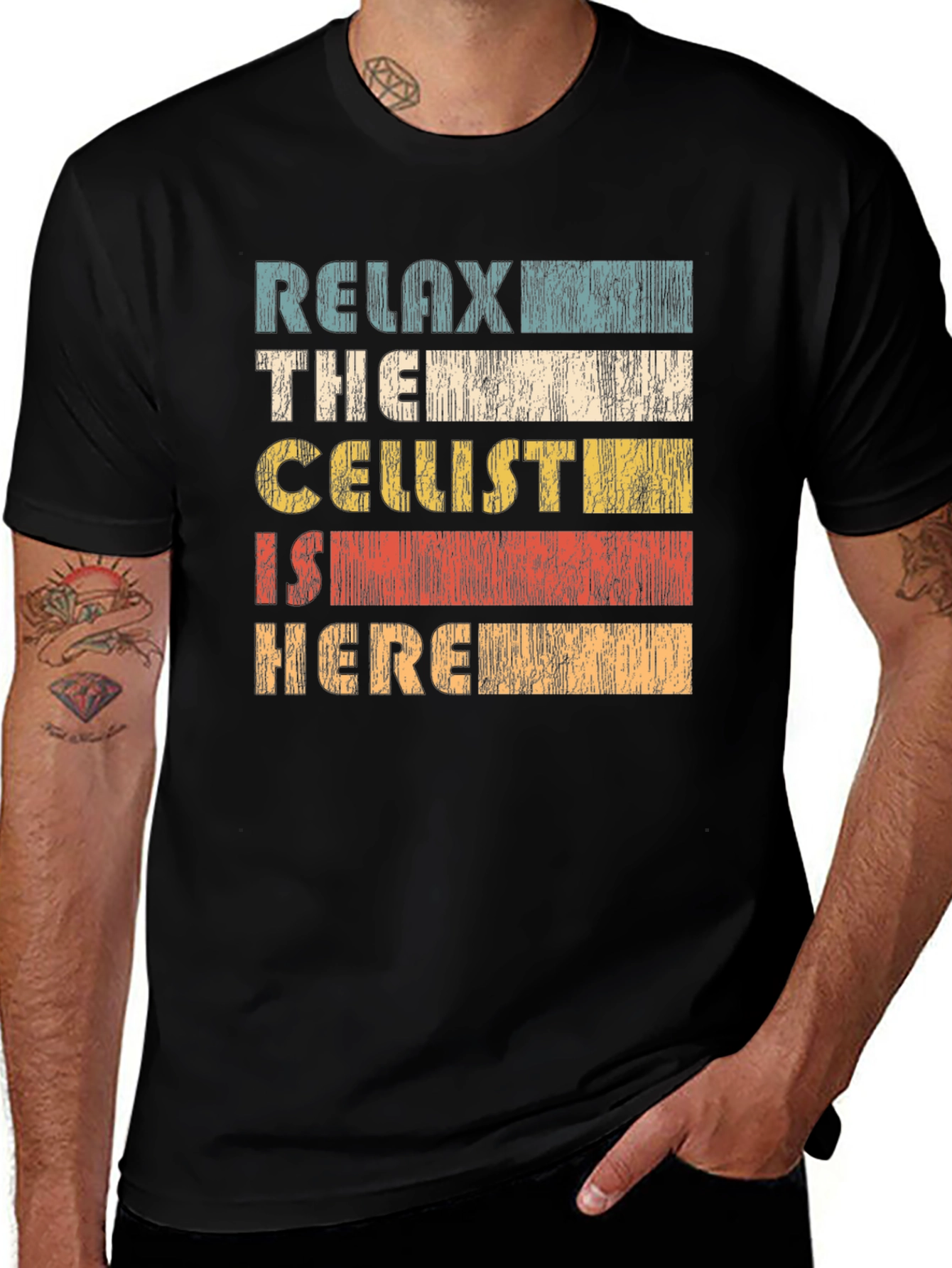 Variant 23 of Relax the Cellist is Here T-Shirt