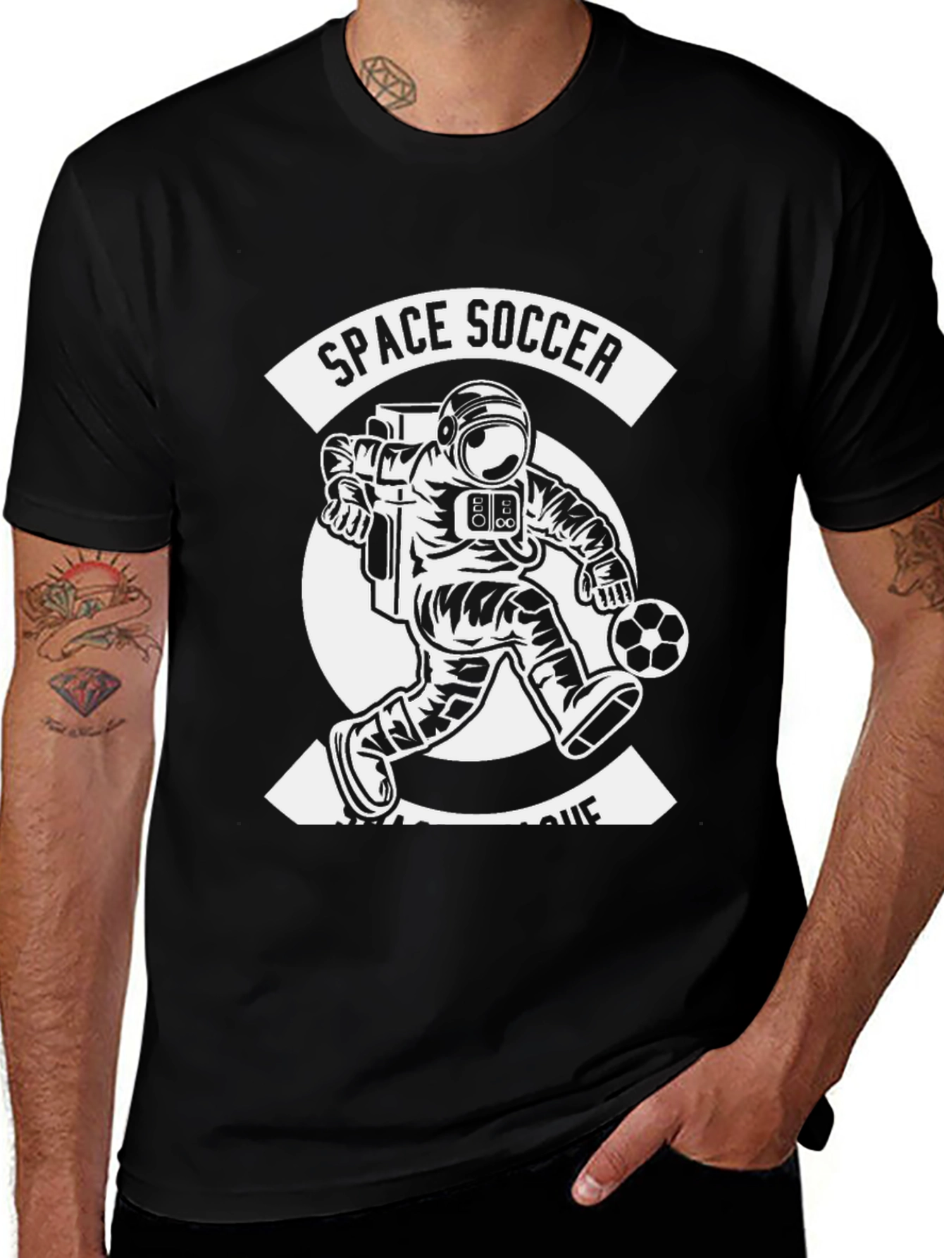 Variant 18 of Space Soccer League Graphic T-Shirt