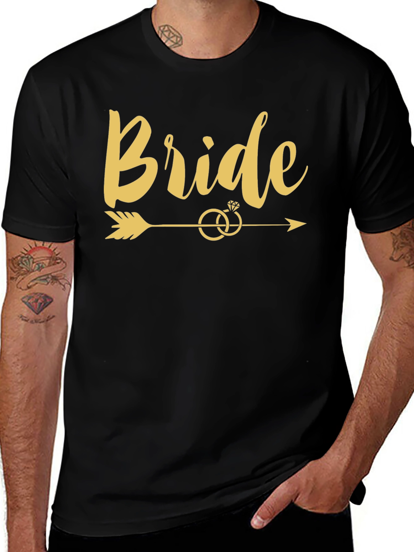 Variant 29 of Bride Arrow T-Shirt - Wedding Party Tee