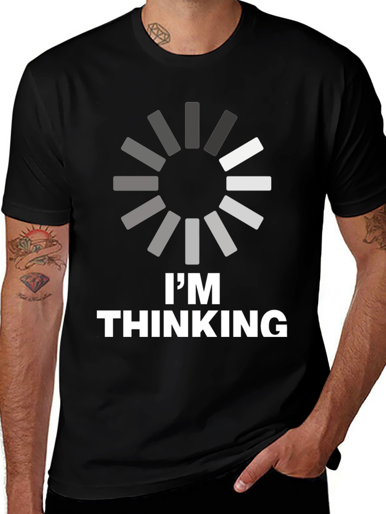 Variant 26 of I'm Thinking Funny Loading T-Shirt