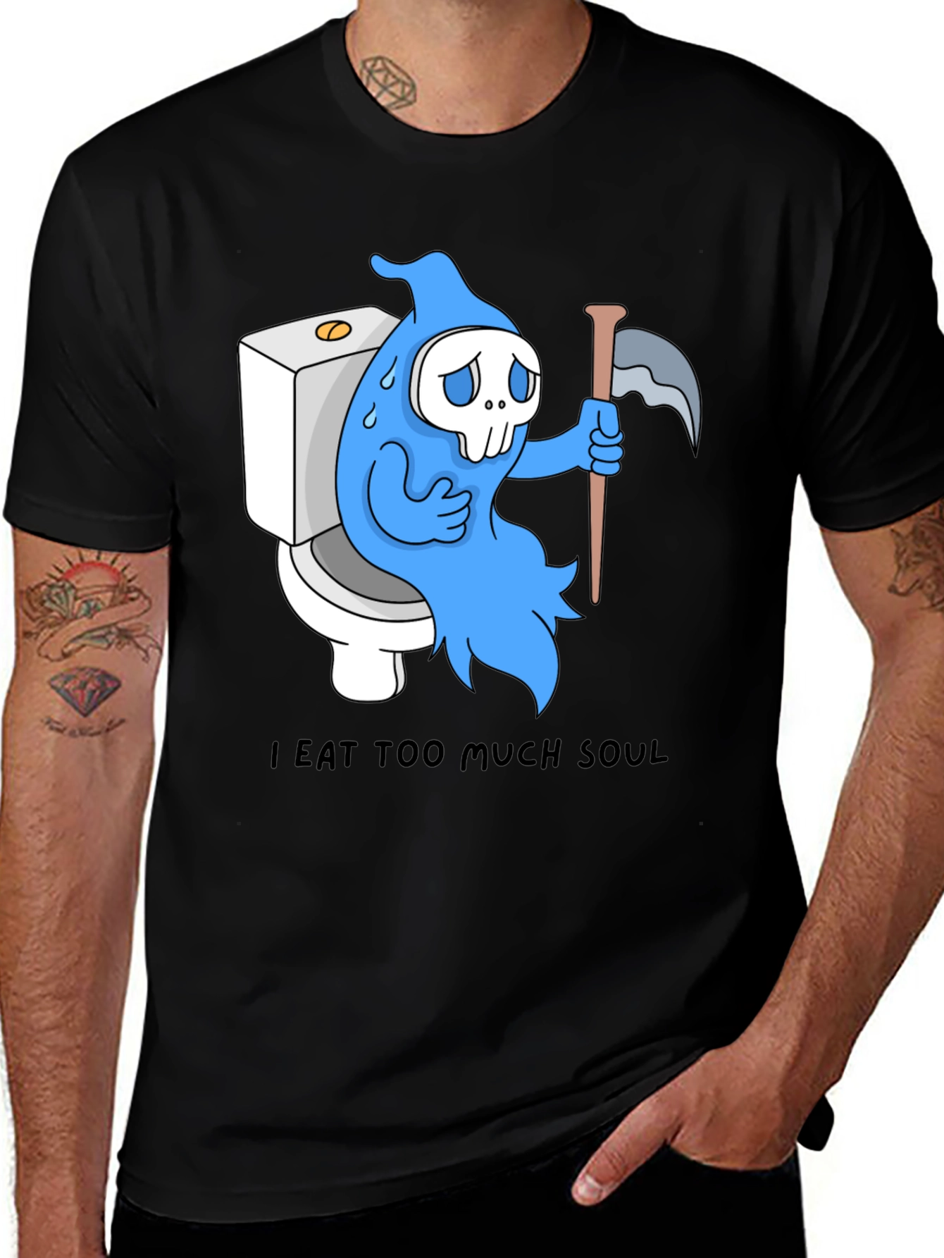Variant 4 of I Eat Too Much Soul Graphic T-Shirt