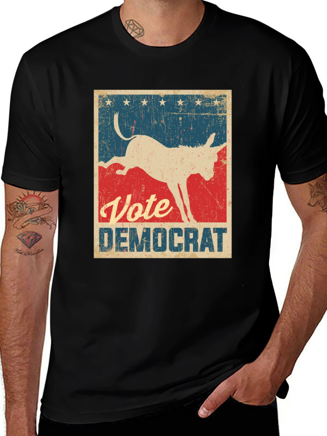 Vote Democrat Donkey T-Shirt