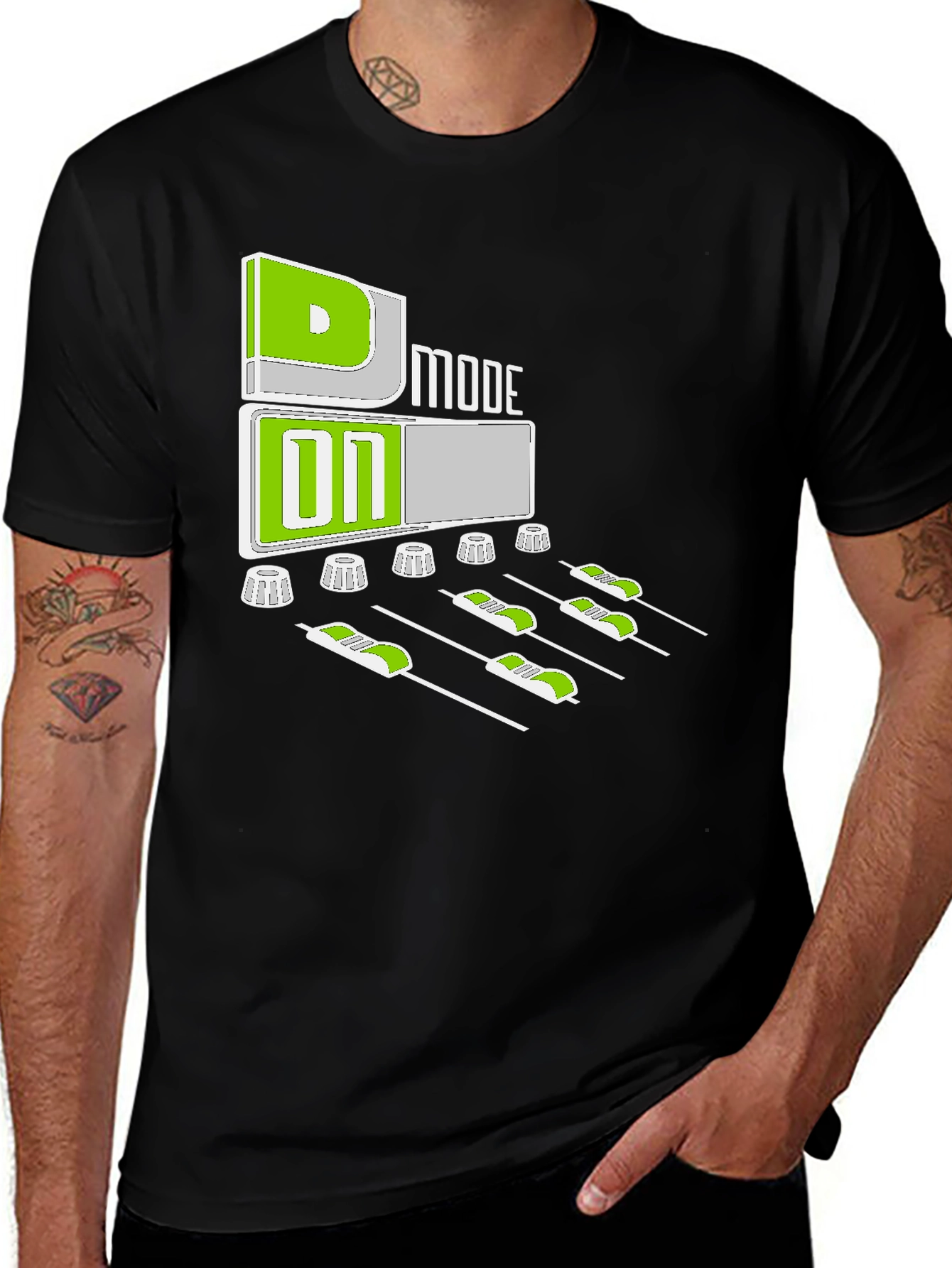 DJ Mode On Graphic Tee - Music Lover T-Shirt