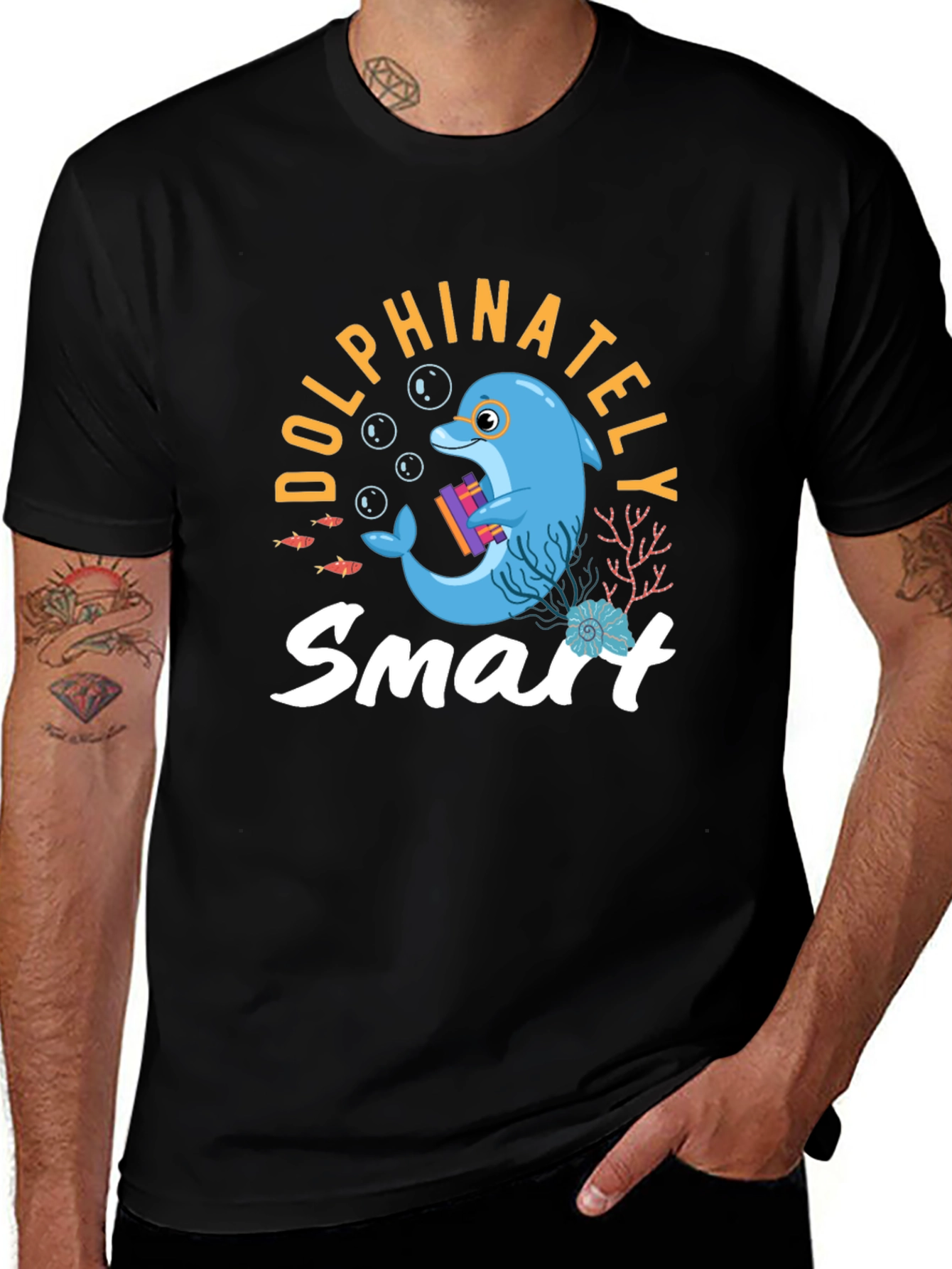 Variant 9 of Dolphinately Smart T-Shirt