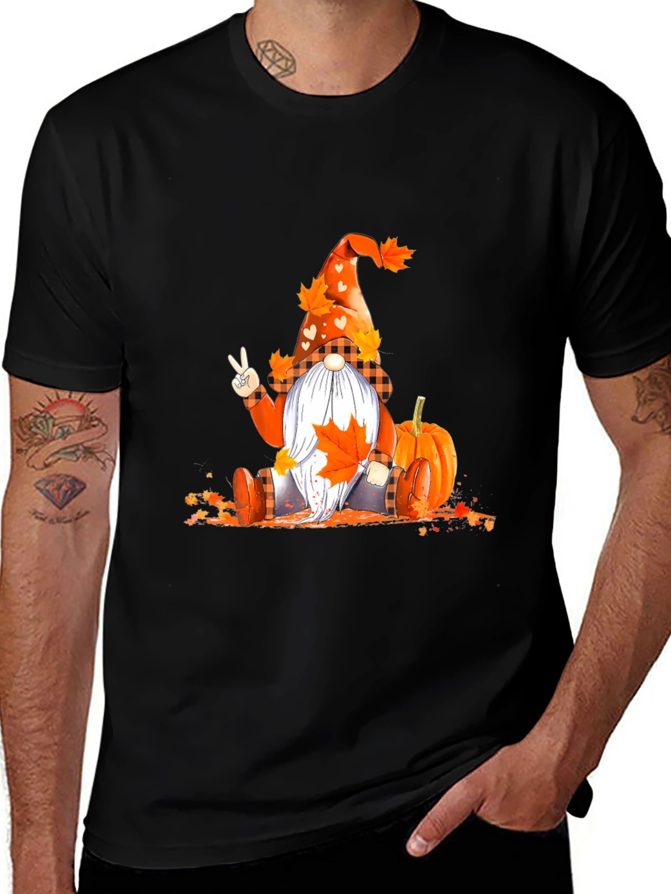 Variant 6 of Fall Gnome T-Shirt Autumn Harvest Thanksgiving Tee