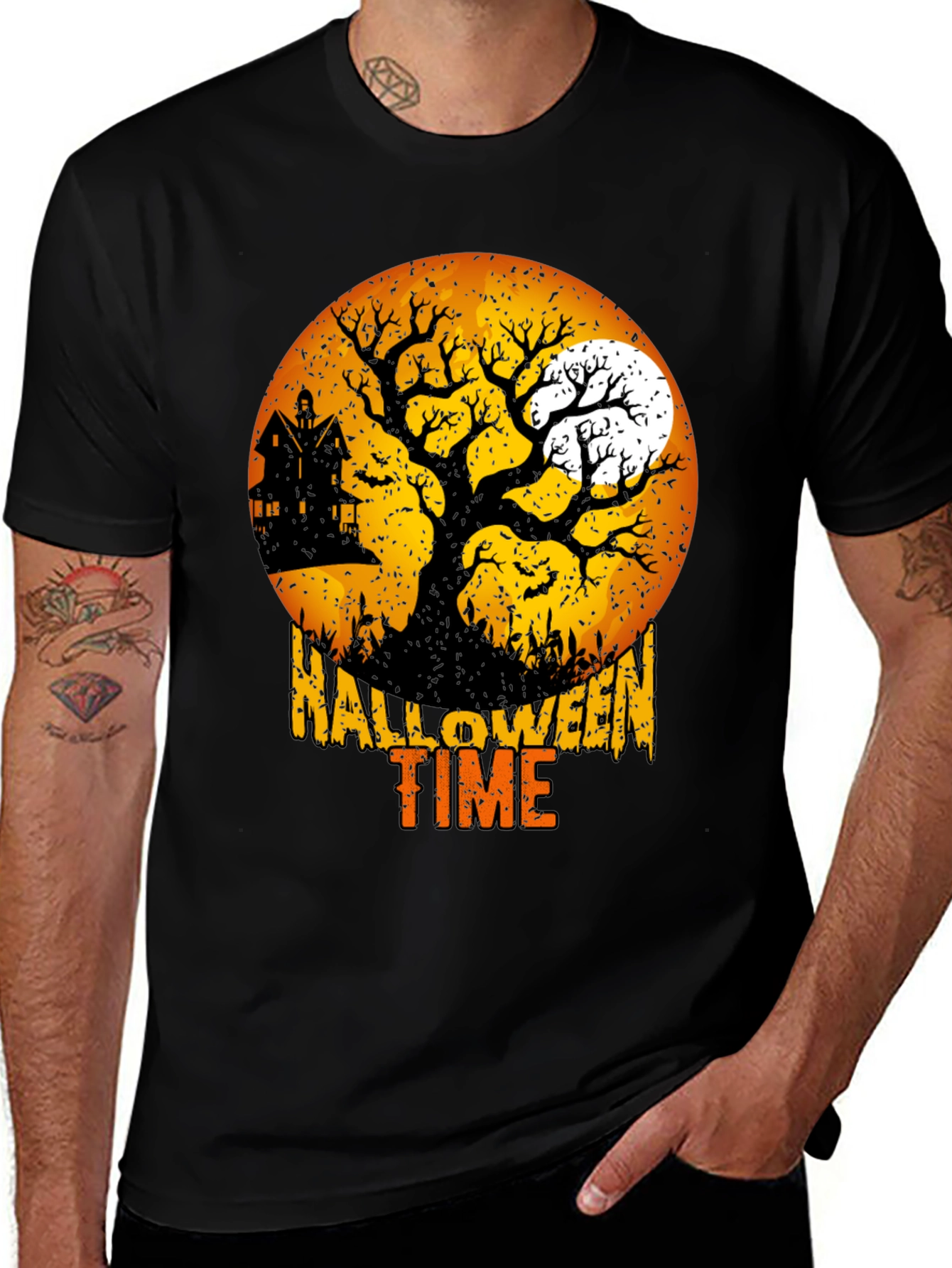 Spooky Halloween Time Graphic Tee