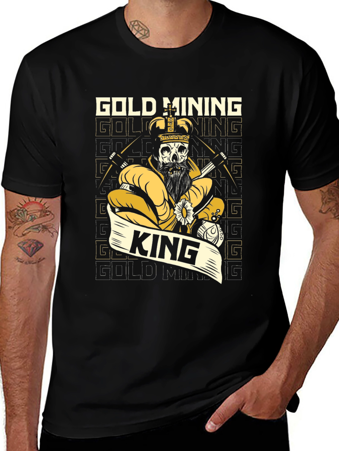 Variant 10 of Gold Mining King Graphic Tee