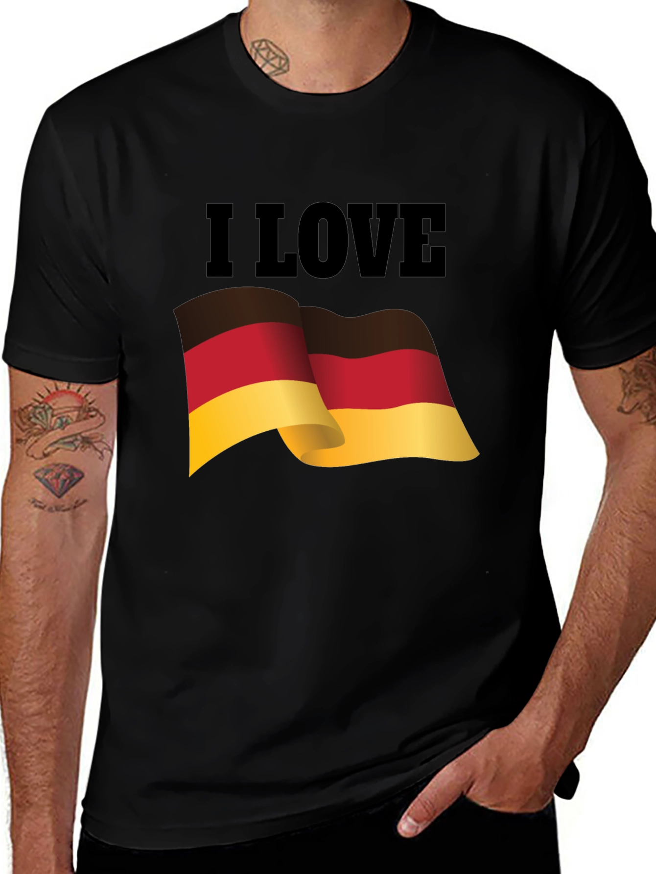 I Love Germany Graphic T-Shirt
