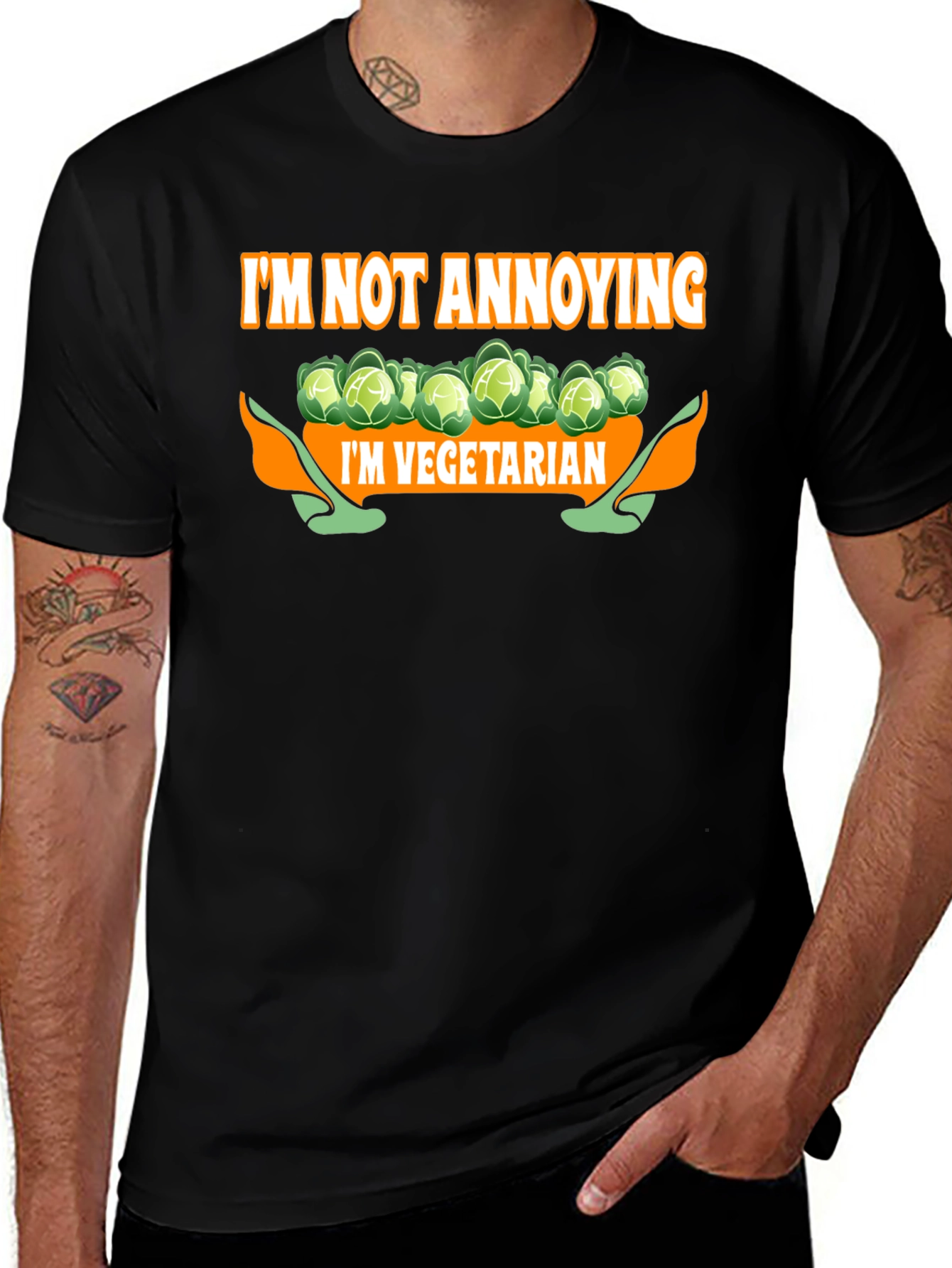 Variant 10 of I'm Not Annoying I'm Vegetarian T-Shirt