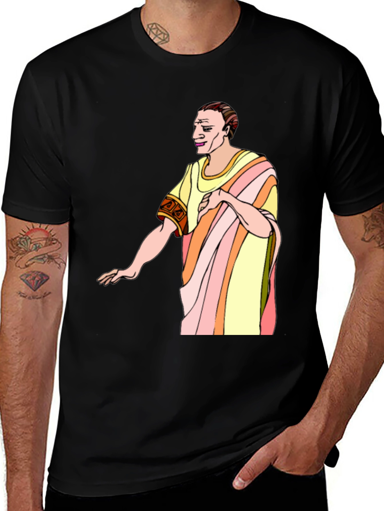 Variant 10 of Roman Emperor Graphic T-Shirt