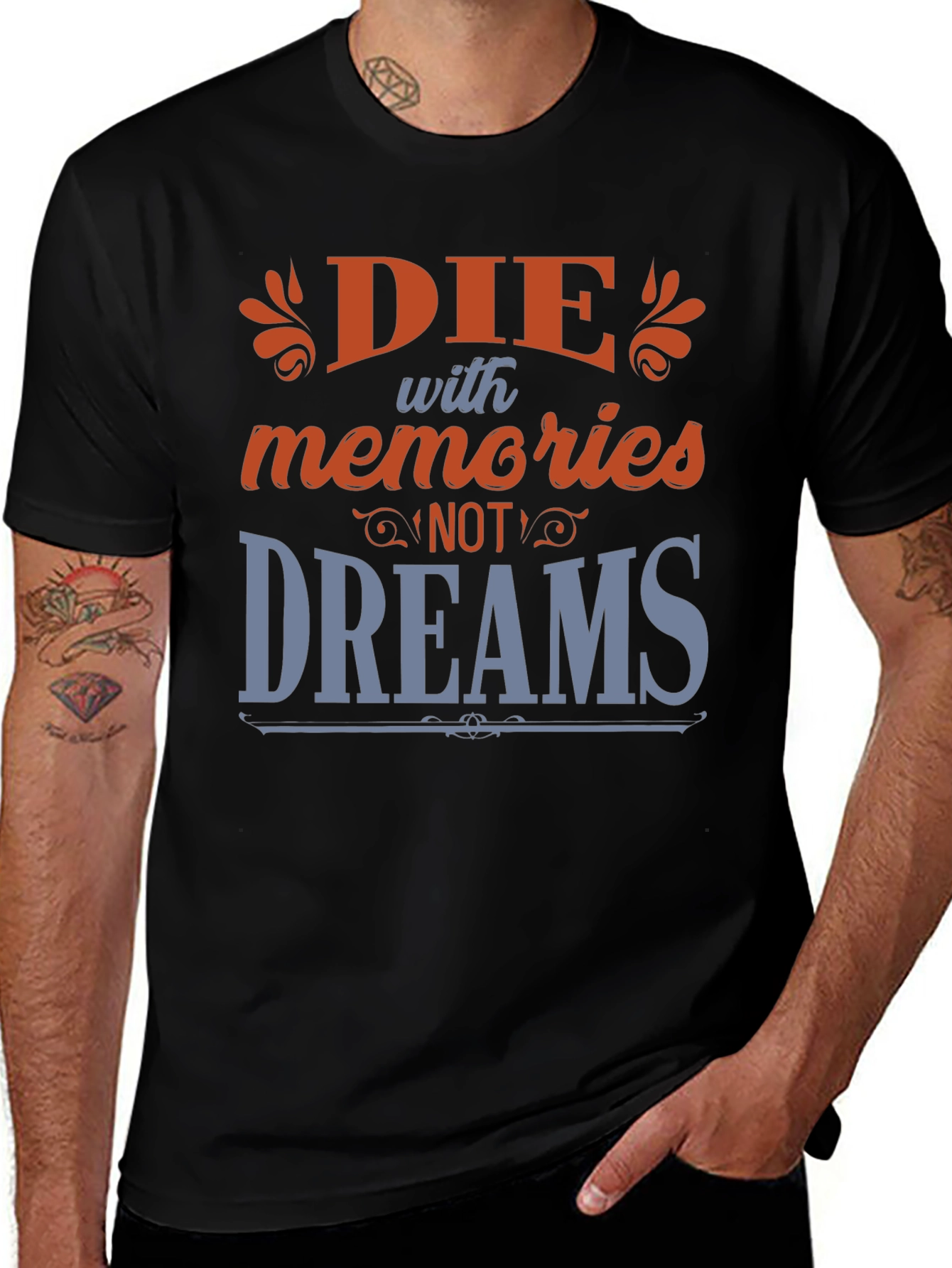 Variant 21 of Die with Memories Graphic Tee - Soft Cotton Blend