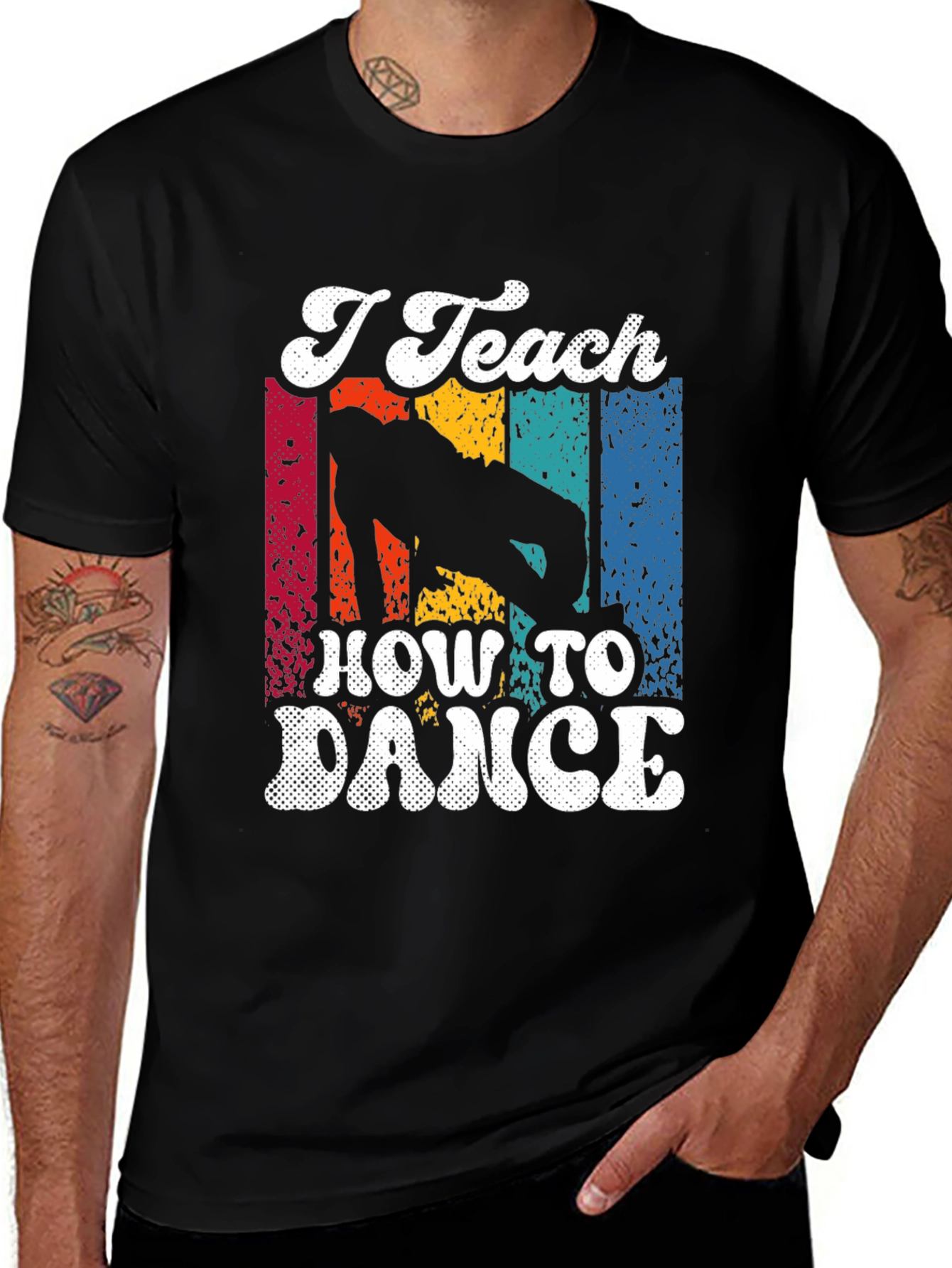 Variant 24 of Retro I Teach How To Dance Graphic T-Shirt