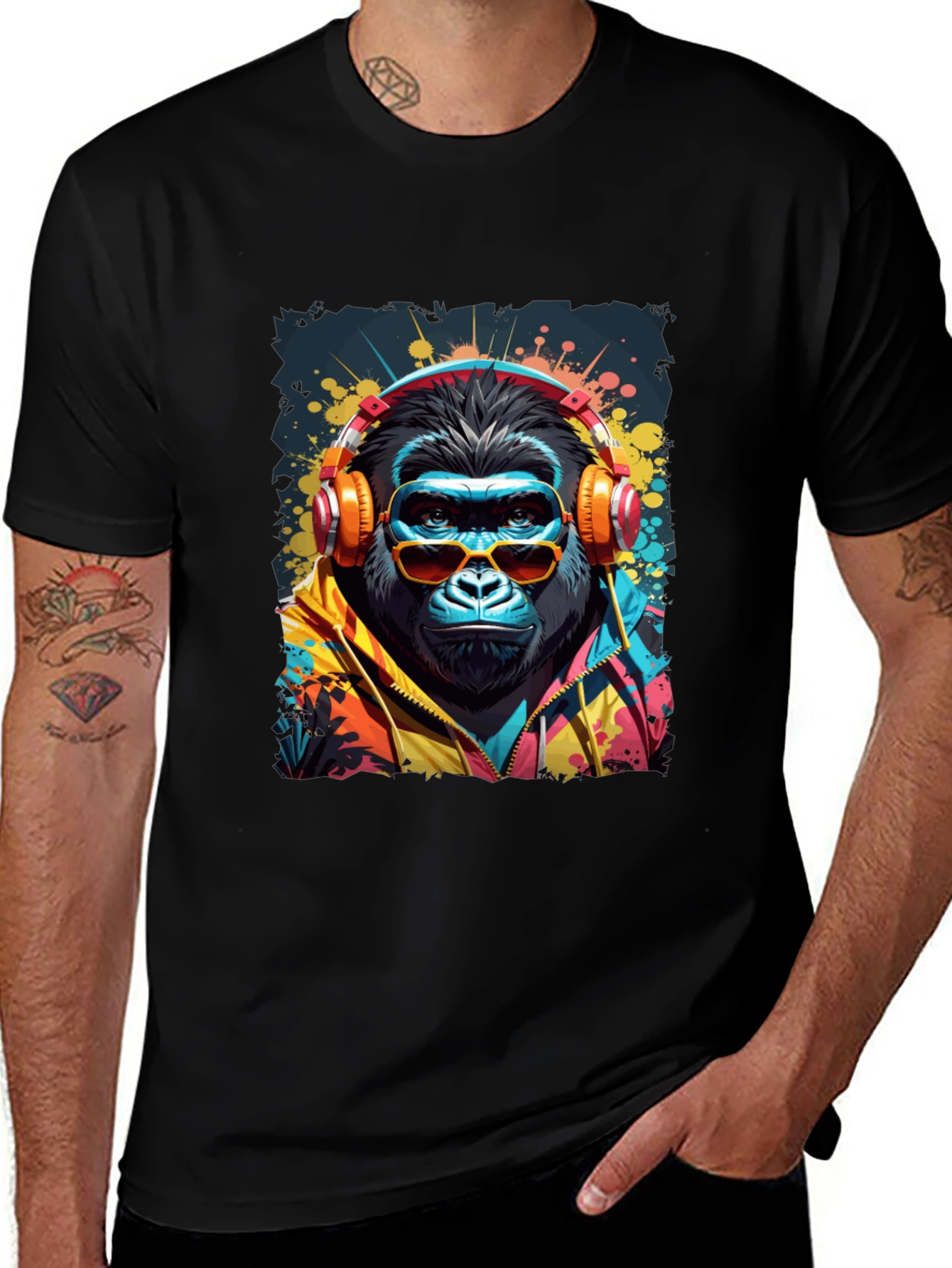 Variant 13 of Cool Gorilla Graphic Tee