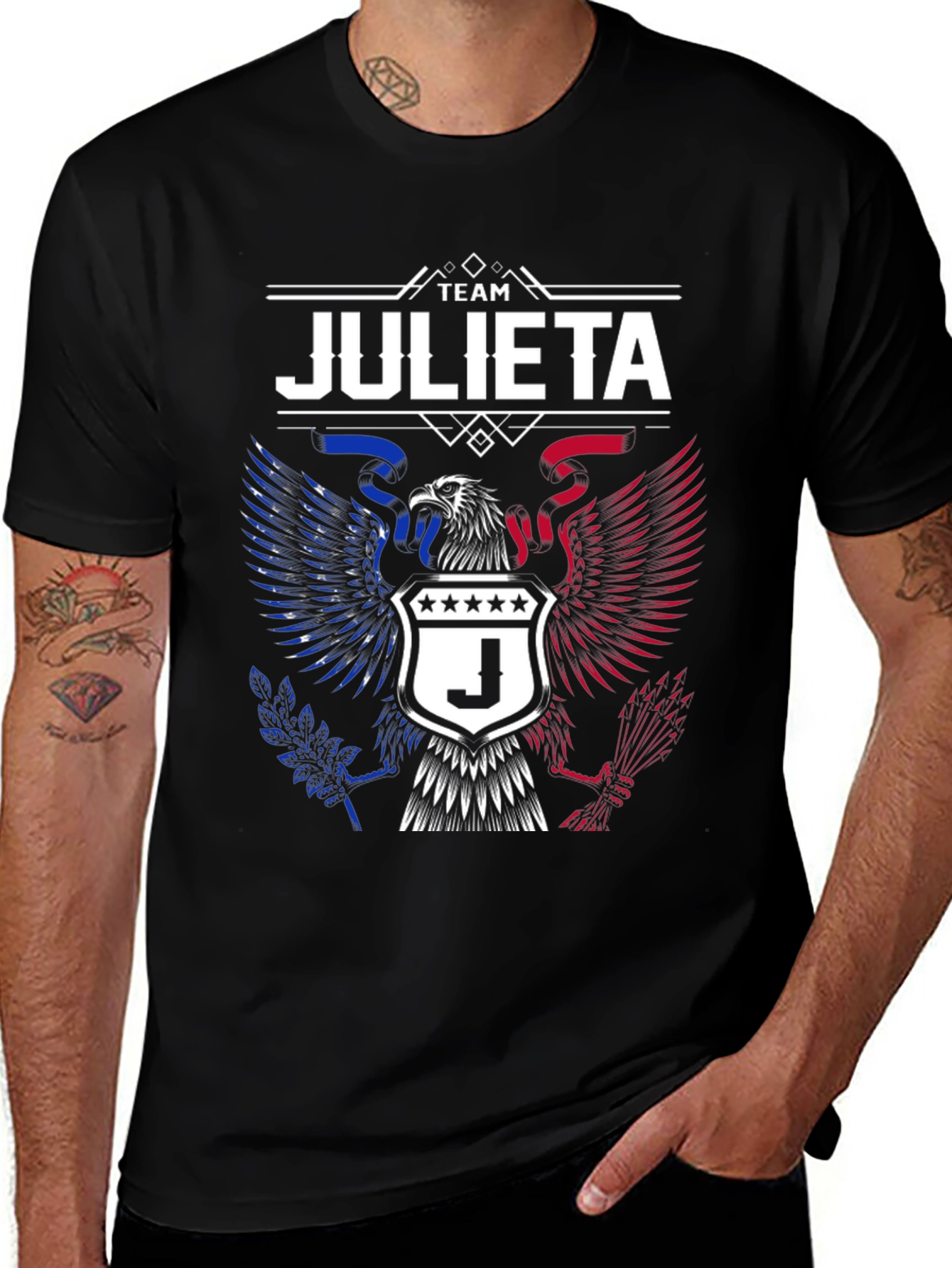 Variant 3 of Team Julieta Patriotic Eagle T-Shirt