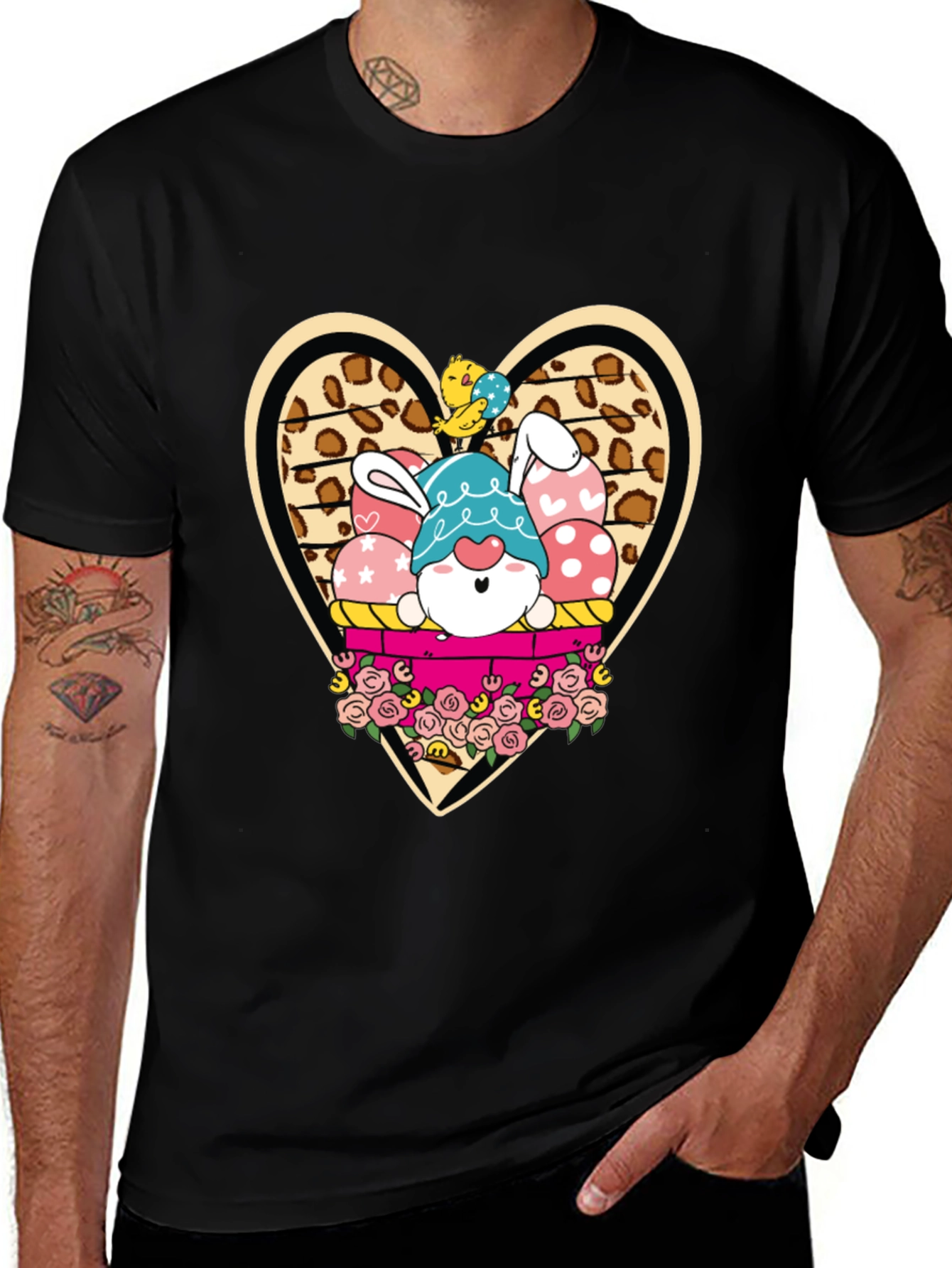 Easter Bunny Gnome T-Shirt - Cute Holiday Apparel