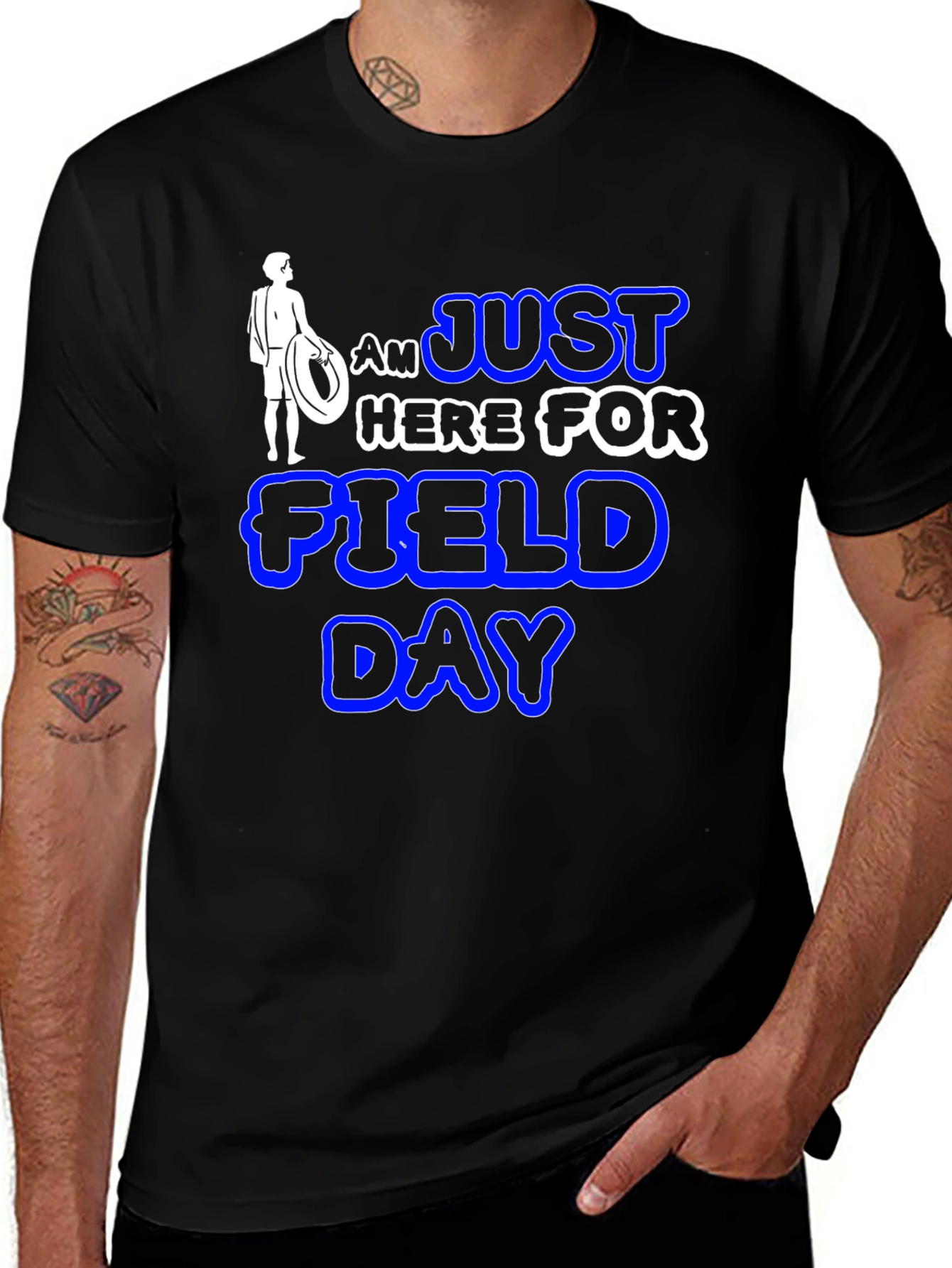 Variant 27 of Just Here for Field Day Graphic T-Shirt