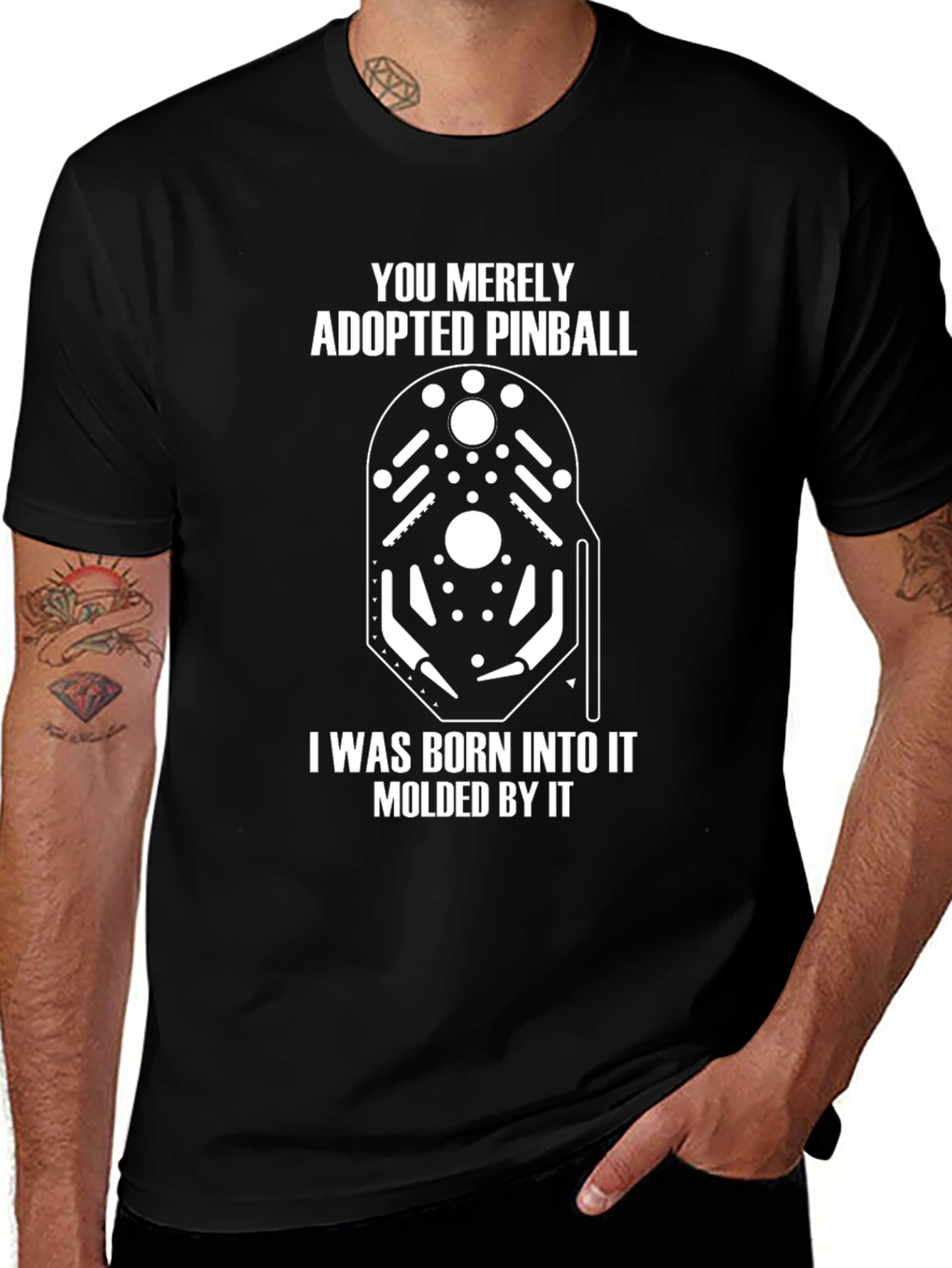 Variant 18 of Pinball Born Into It T-Shirt