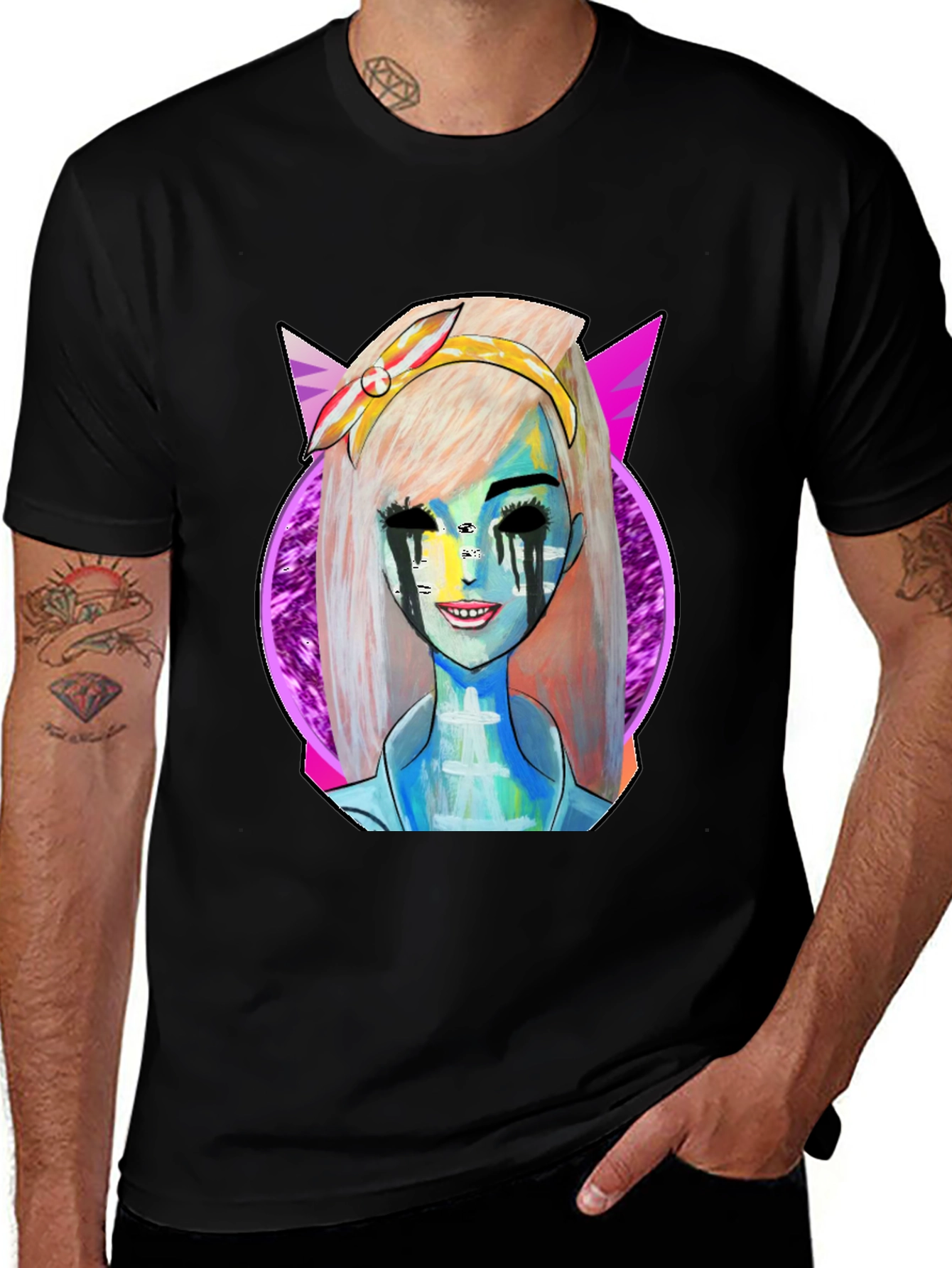 Variant 11 of Pop Art Graphic T-Shirt - Unique Character Design