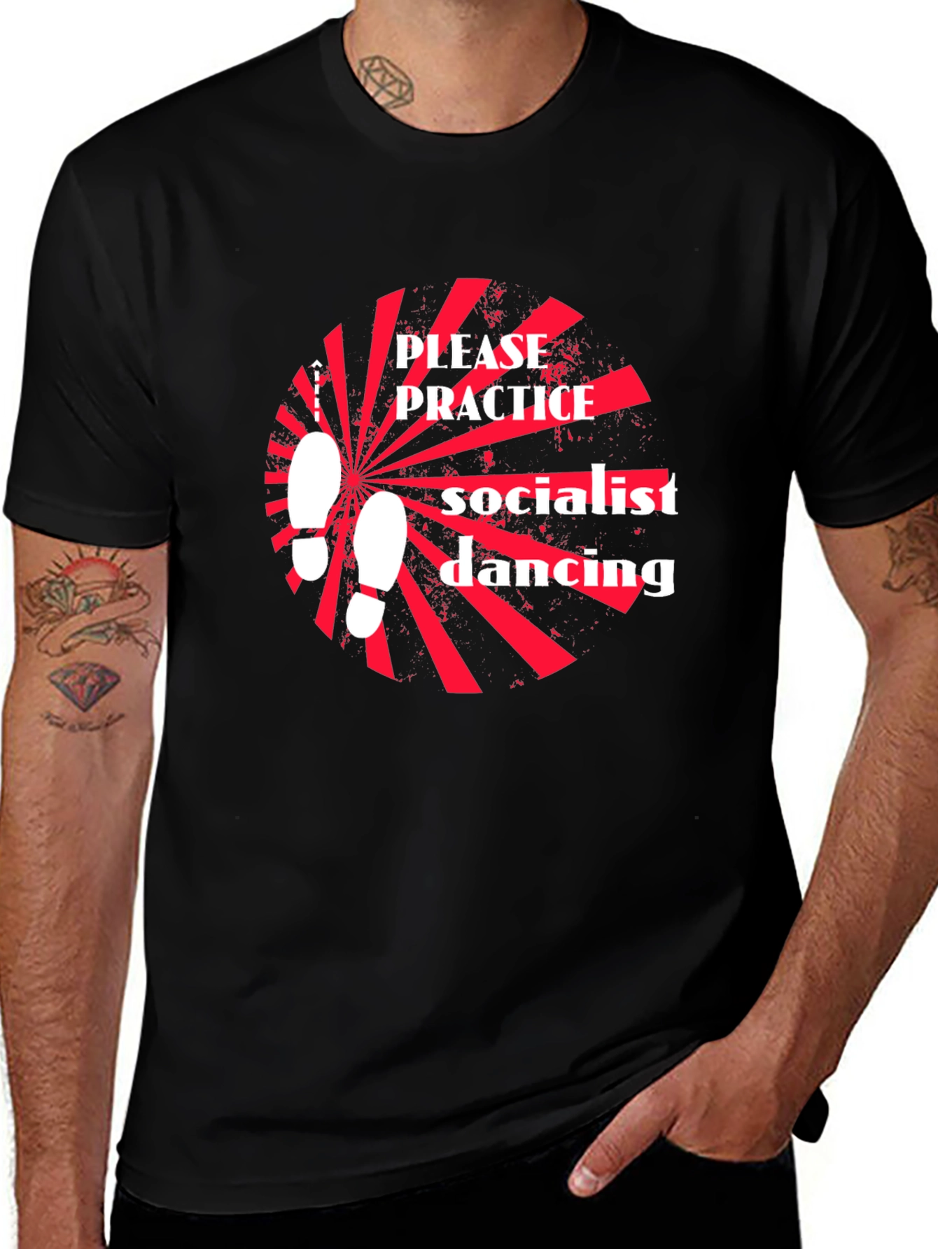 Variant 20 of Socialist Dancing Graphic Tee