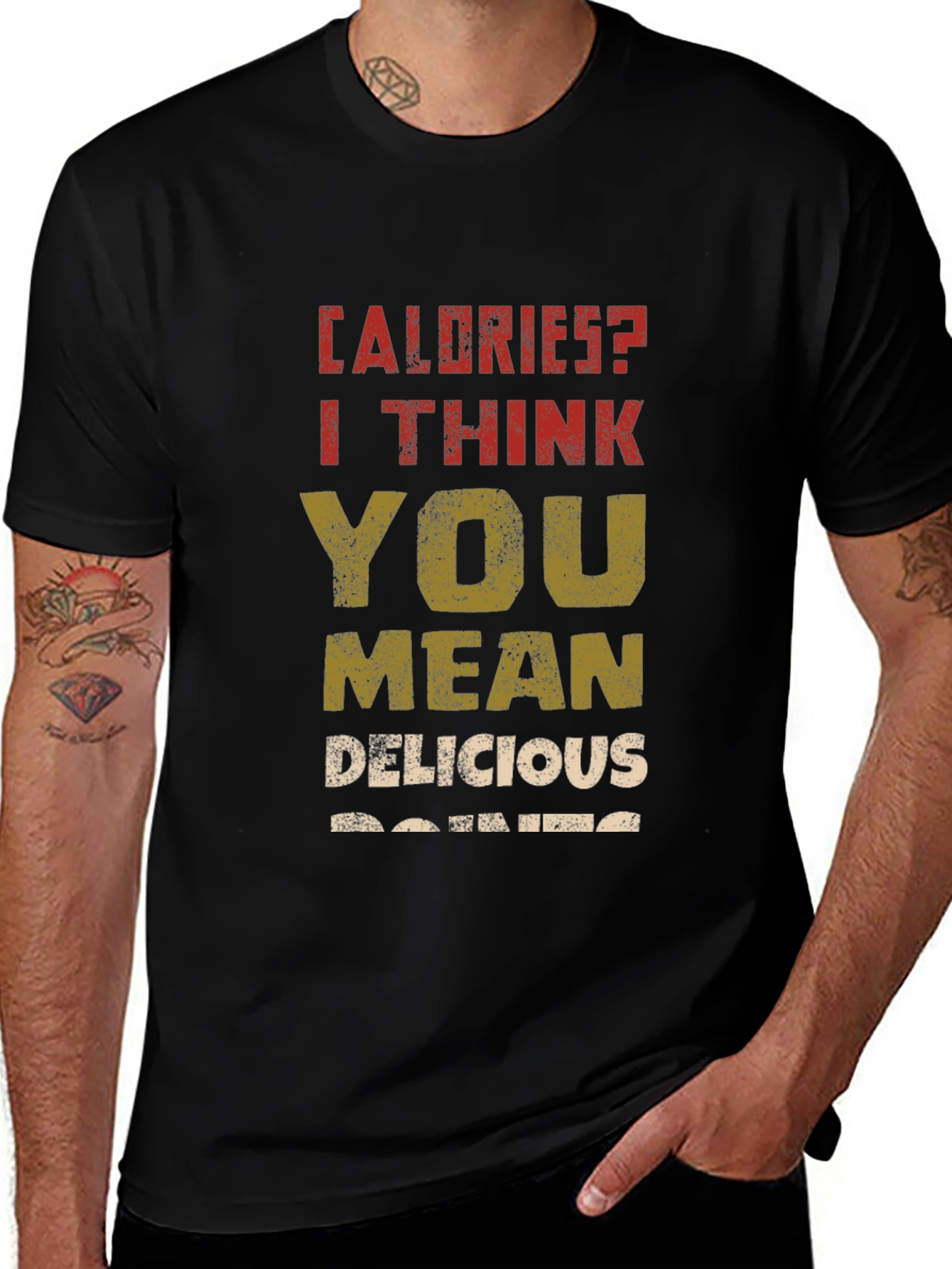 Variant 15 of Calories? Delicious Donuts Graphic T-Shirt