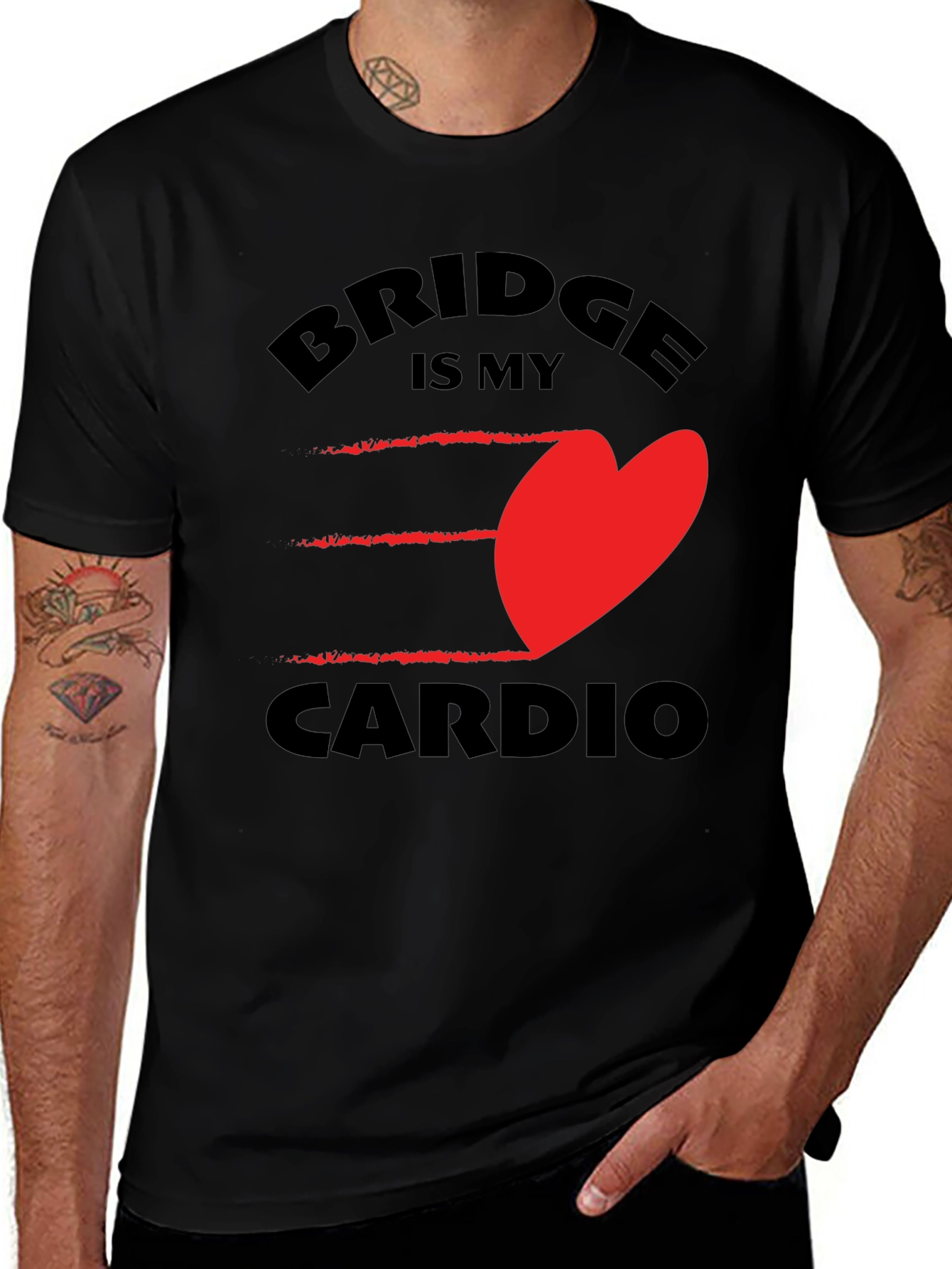 Variant 13 of Bridge is My Cardio Graphic Tee