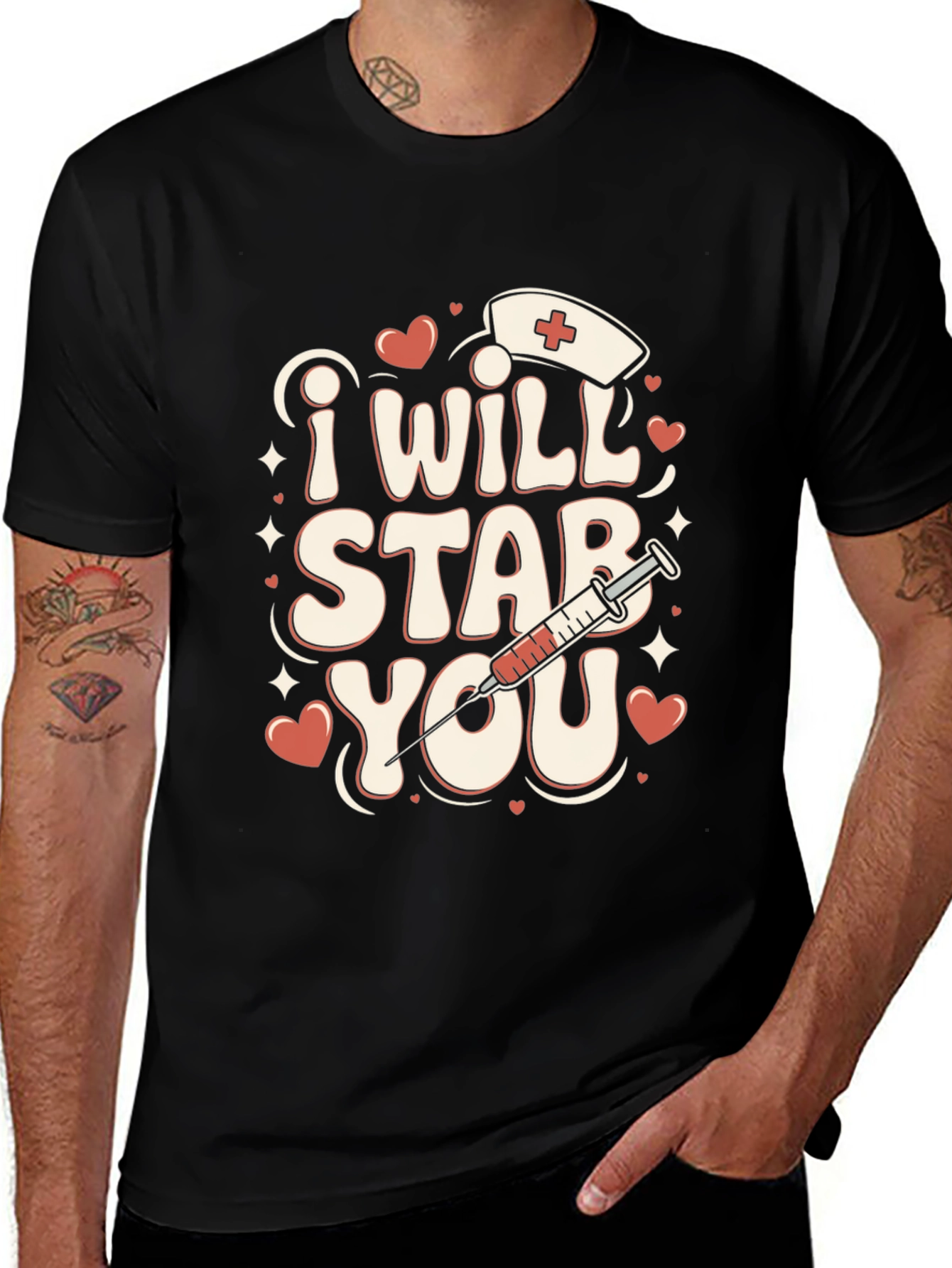 Variant 23 of I Will Stab You Nurse T-Shirt - Funny Graphic Tee