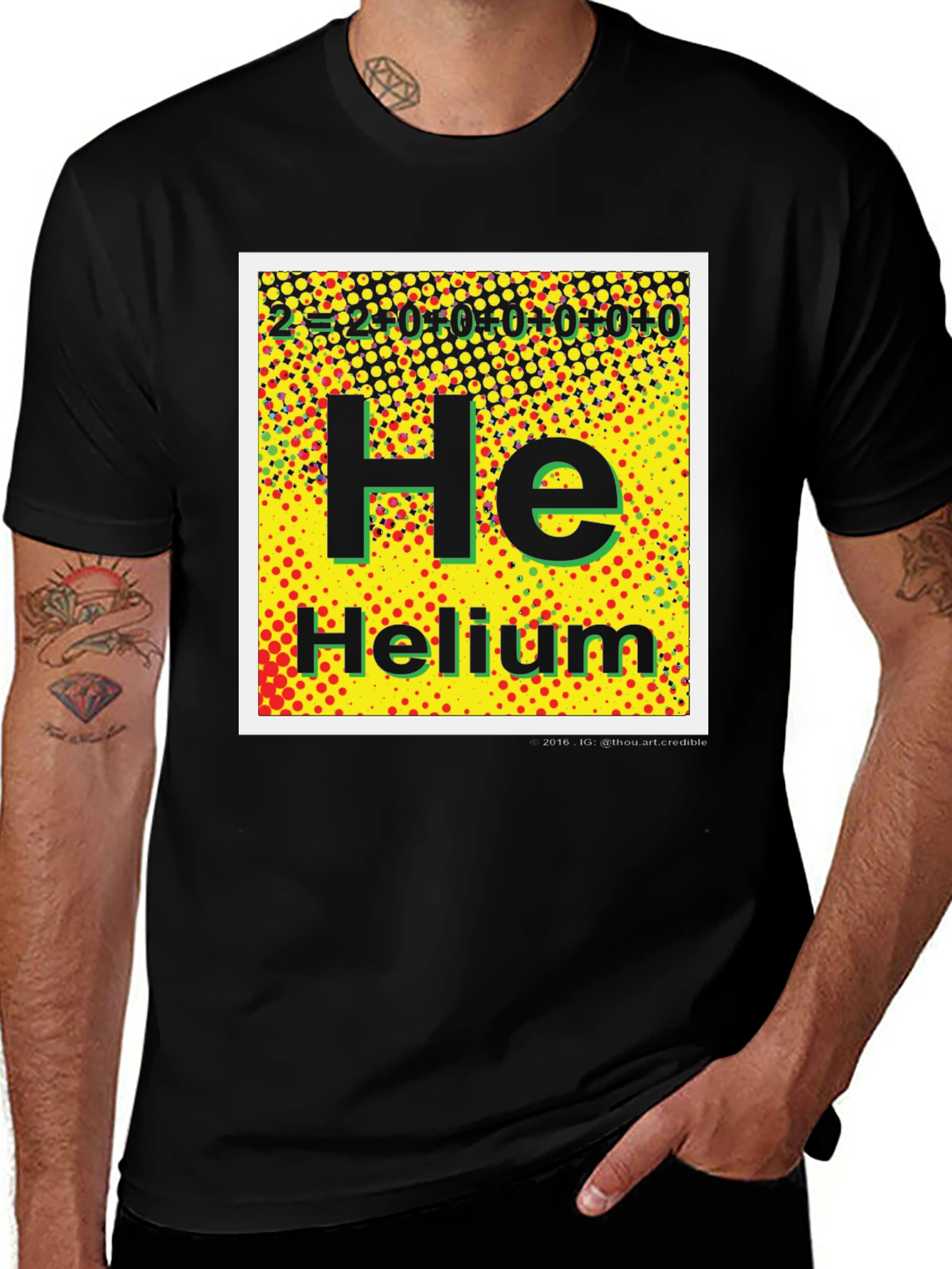 Helium Element Graphic Tee - Science T-Shirt