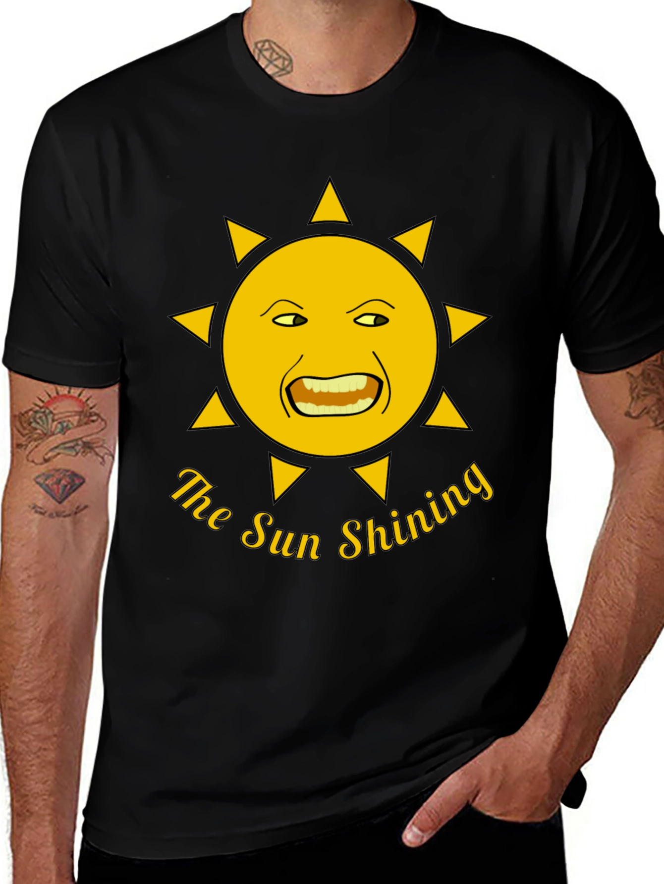 Variant 18 of The Sun Shining T-Shirt - Funny Graphic Tee