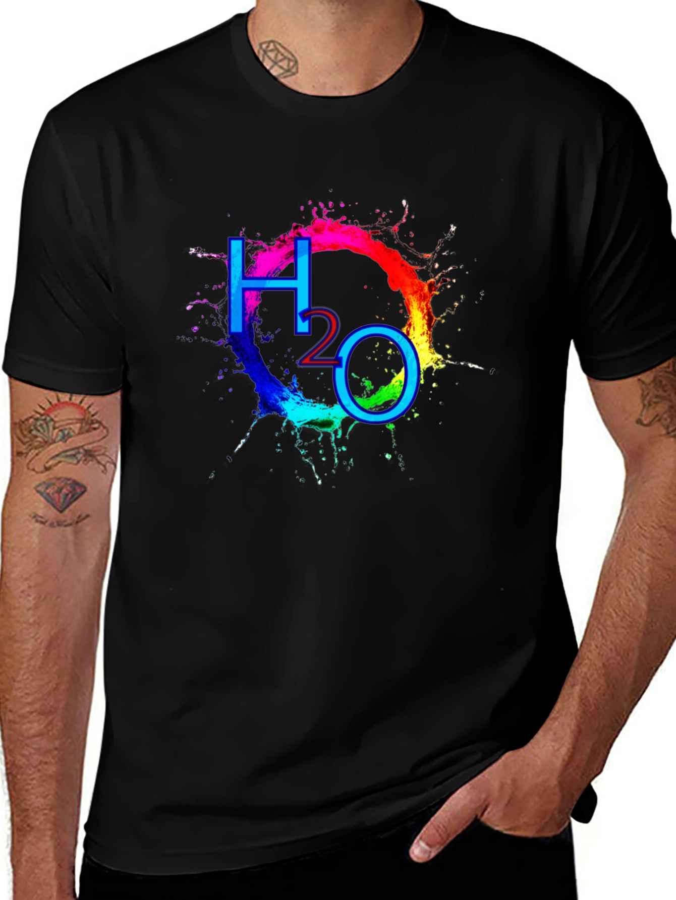 H2O Rainbow Splash T-Shirt - Science Tee