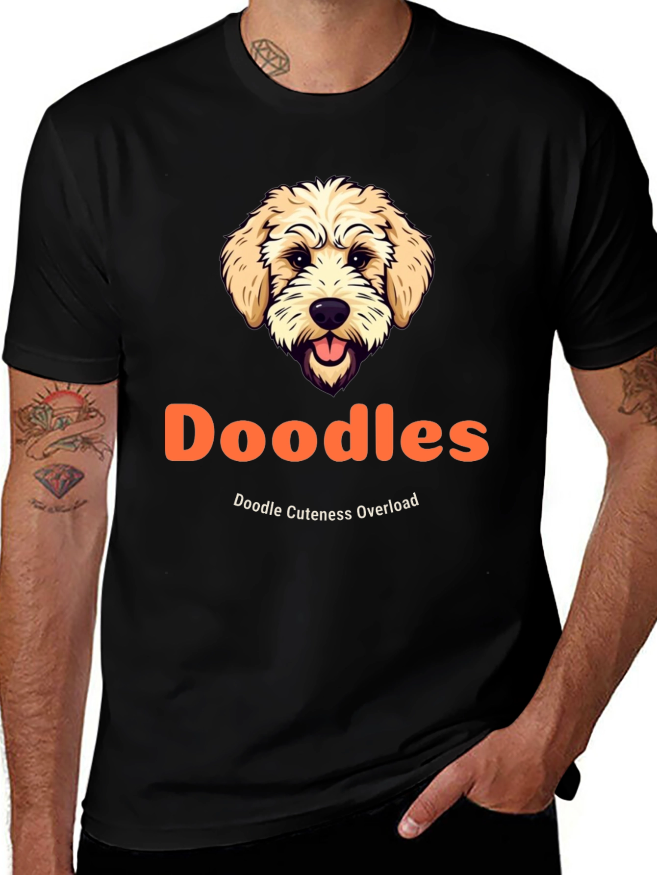 Variant 5 of Doodle Dog T-Shirt - Cute Canine Tee