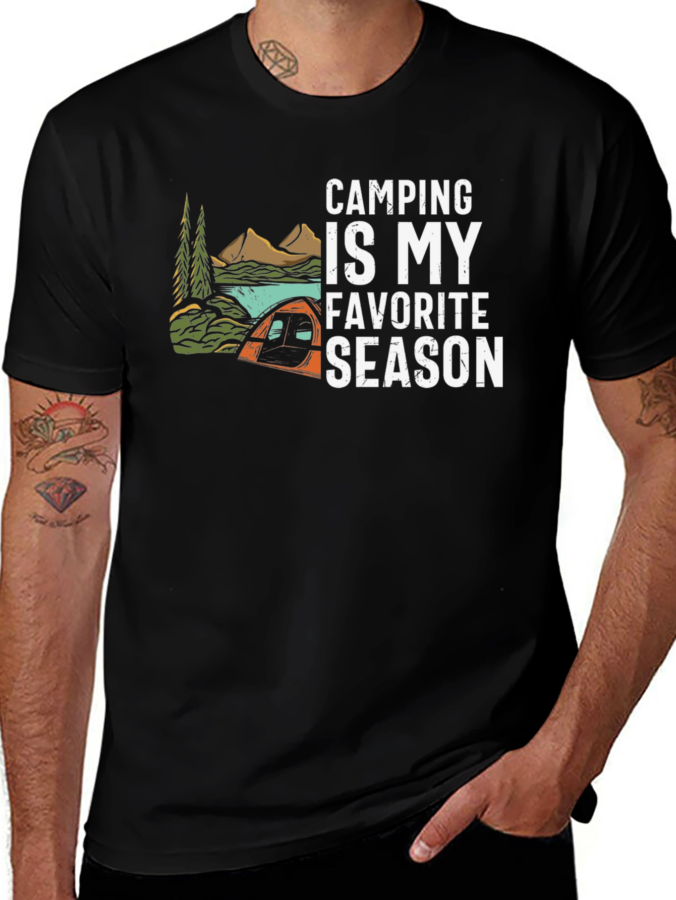 Variant 29 of Camping Is My Favorite Season Graphic T-Shirt