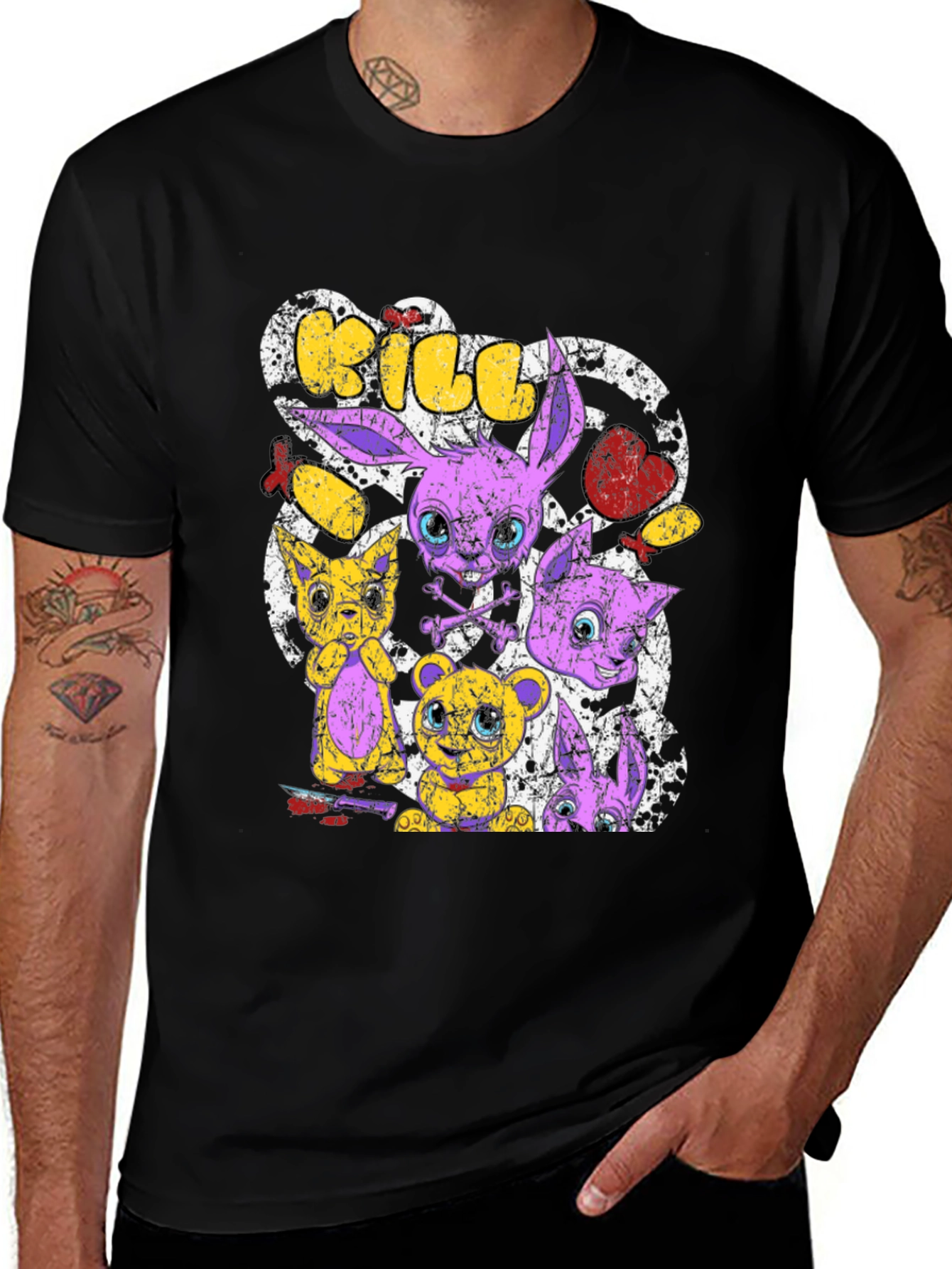 Variant 15 of Cute Killer Cartoon Graphic T-Shirt