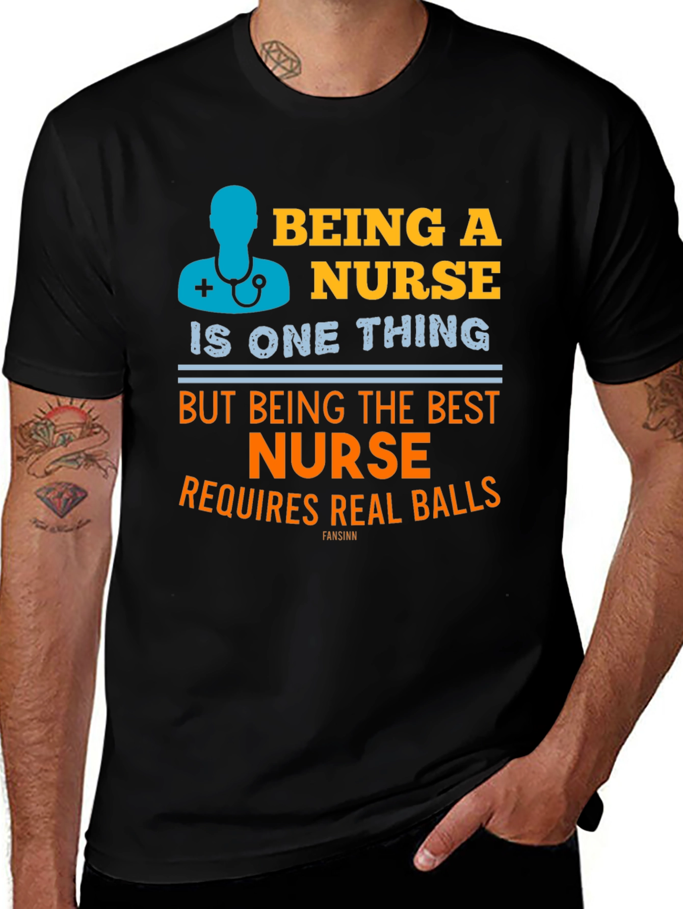 Variant 27 of Being A Nurse Graphic T-Shirt