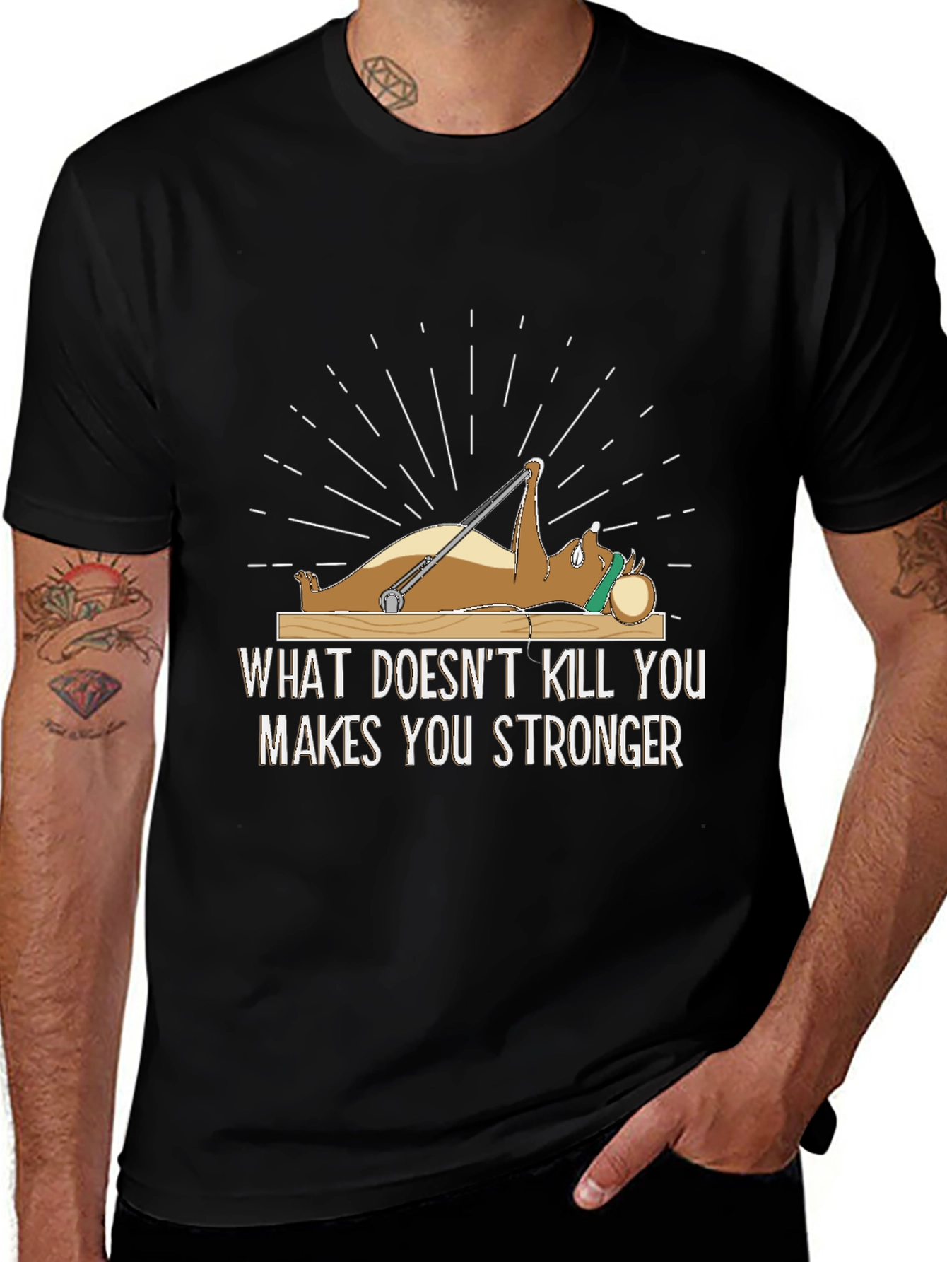 Variant 13 of What Doesn't Kill You Mouse Trap T-Shirt